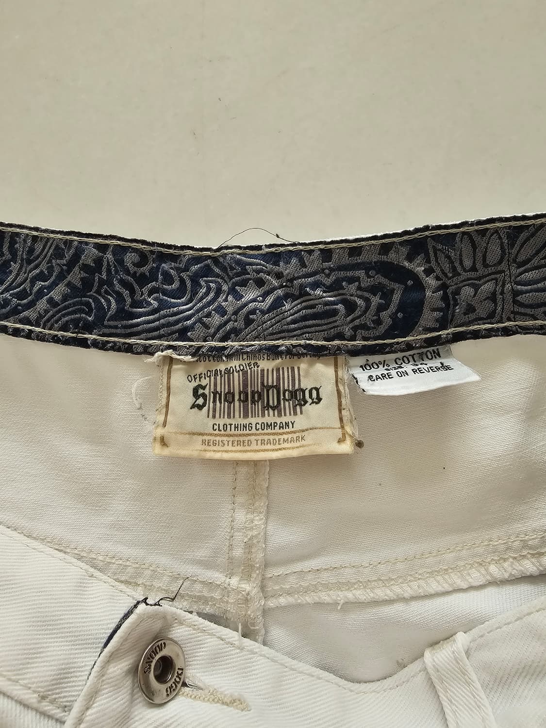 [희귀] 스눕독(Snoop Dogg) 오피셜 올드스쿨 페이즐리 버뮤다 팬 상품이미지5