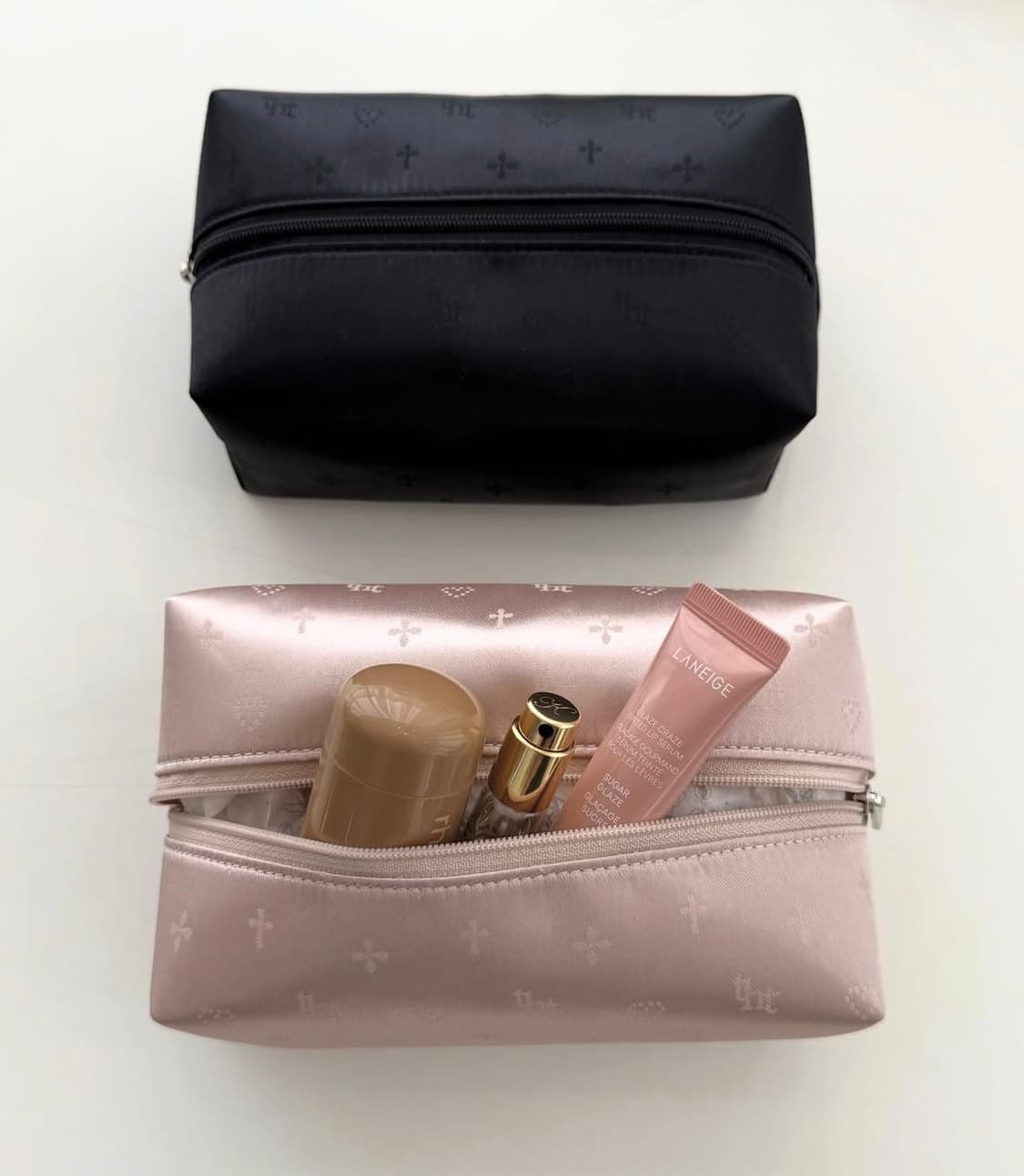 쓰리타임즈 자카드파우치 판매해요 상품이미지1