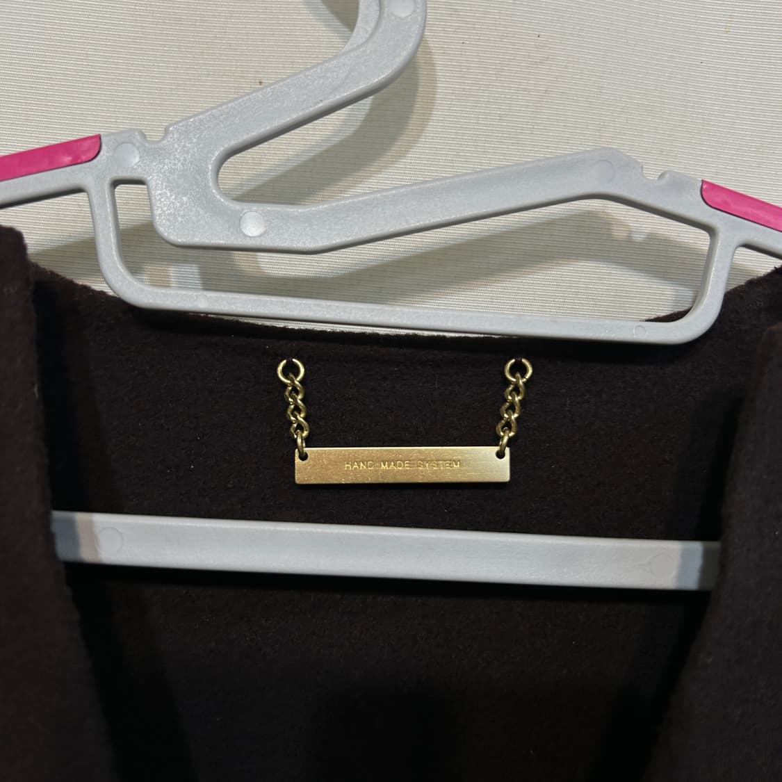 한섬 시스템 울 캐시미어 핸드메이드 코트 55 상품이미지2