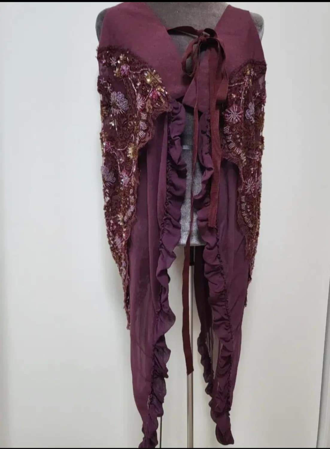 안토니오 마라스 실크 장식 베스트 조끼 Antonio Marras 상품이미지2