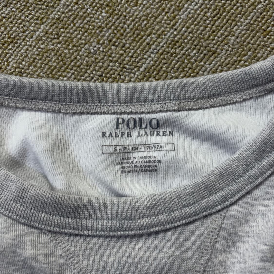 폴로 랄프로렌 맨투맨 그레이(S) 상품이미지3