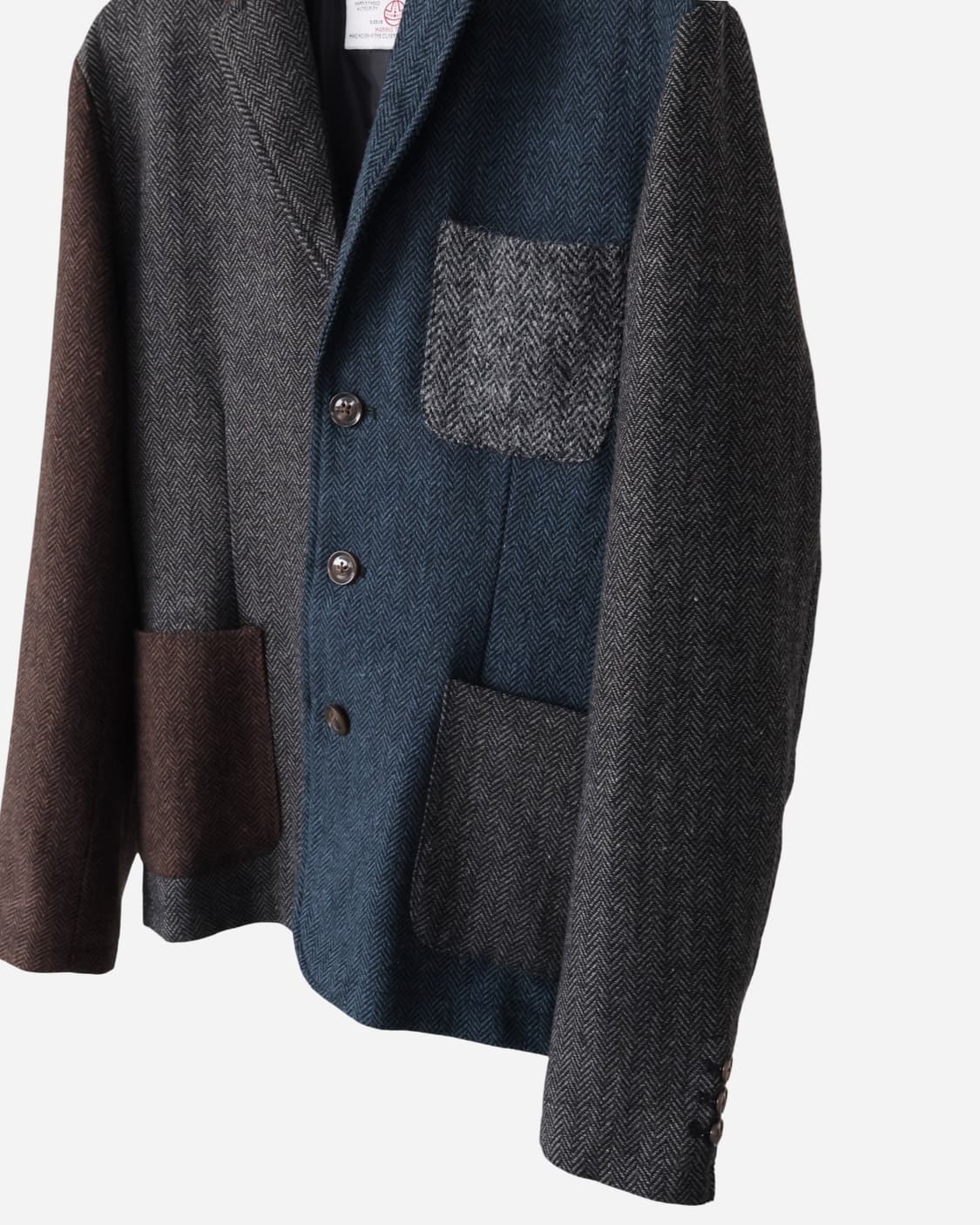 Naval Harris Tweed Patchwork Jacket 상품이미지8