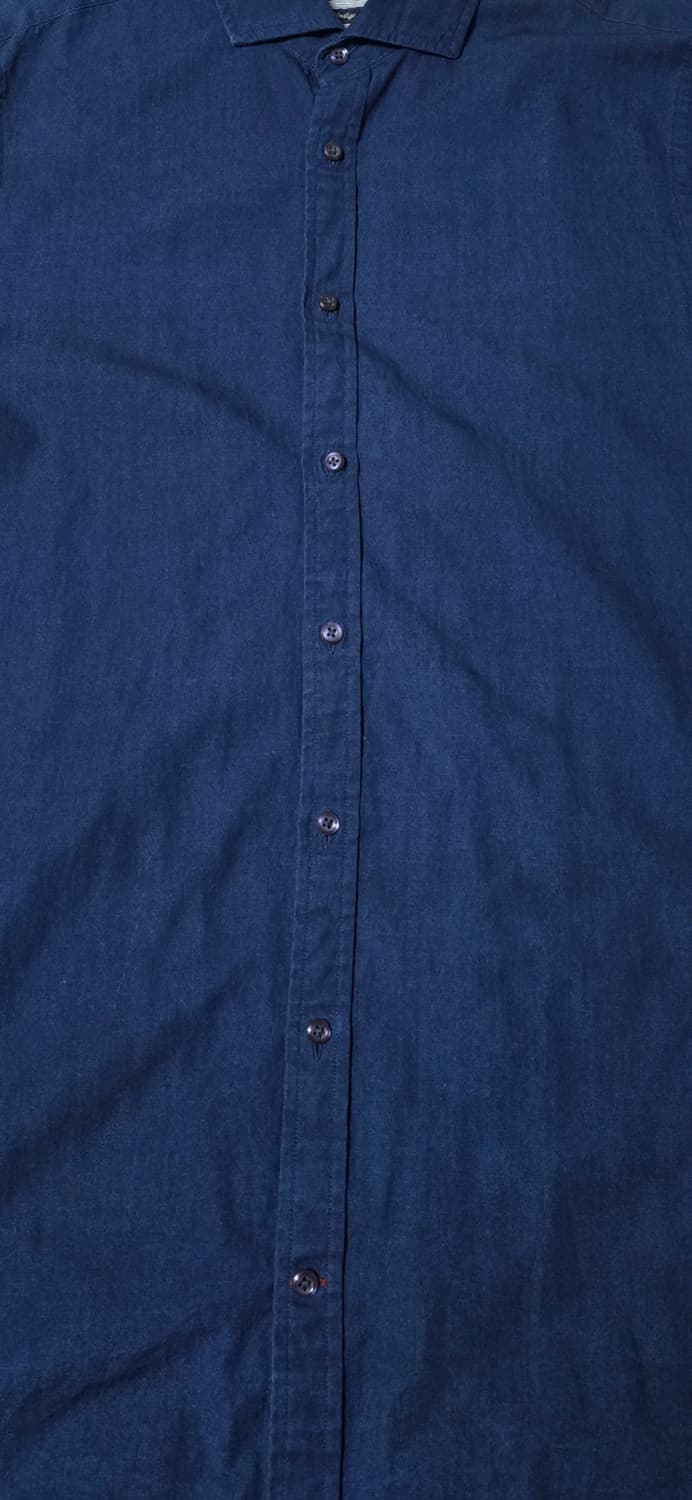 타미힐피거 리얼 인디고 남방 L 네이비 상품이미지5