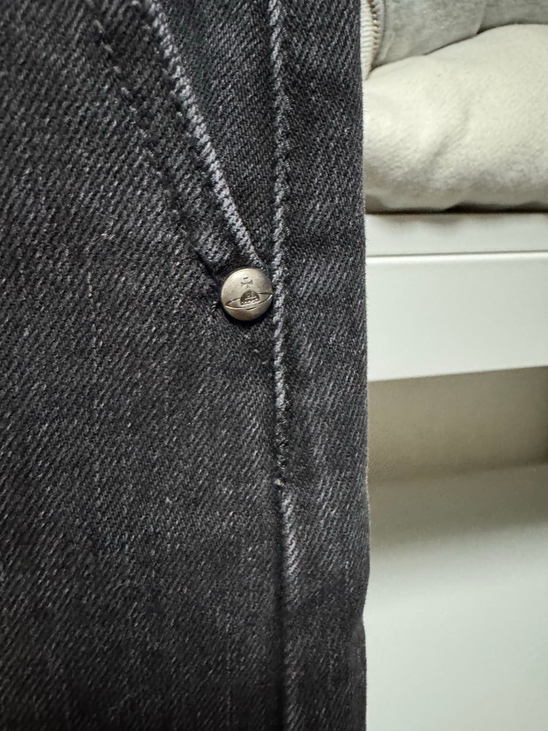 비비안웨스트우드 앵글로매니아 흑청데님 청스커트 36사이즈 상품이미지4