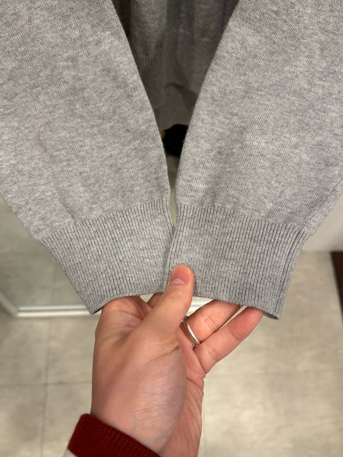 Tommy Hilfiger 타미힐피거 브이넥 코튼 니트 상품이미지4