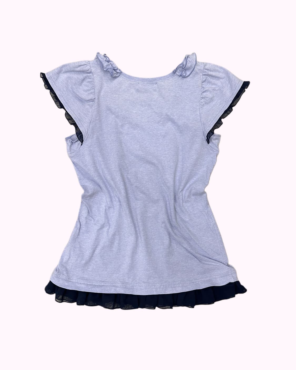 kitsch frill blue t-shirt 상품이미지4