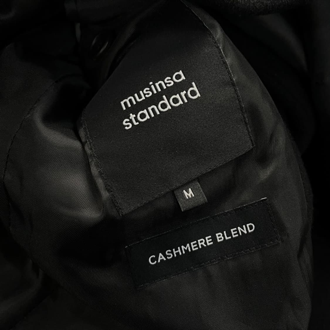 95-100 무신사 스탠다드 캐시미어 싱글코트 상품이미지4