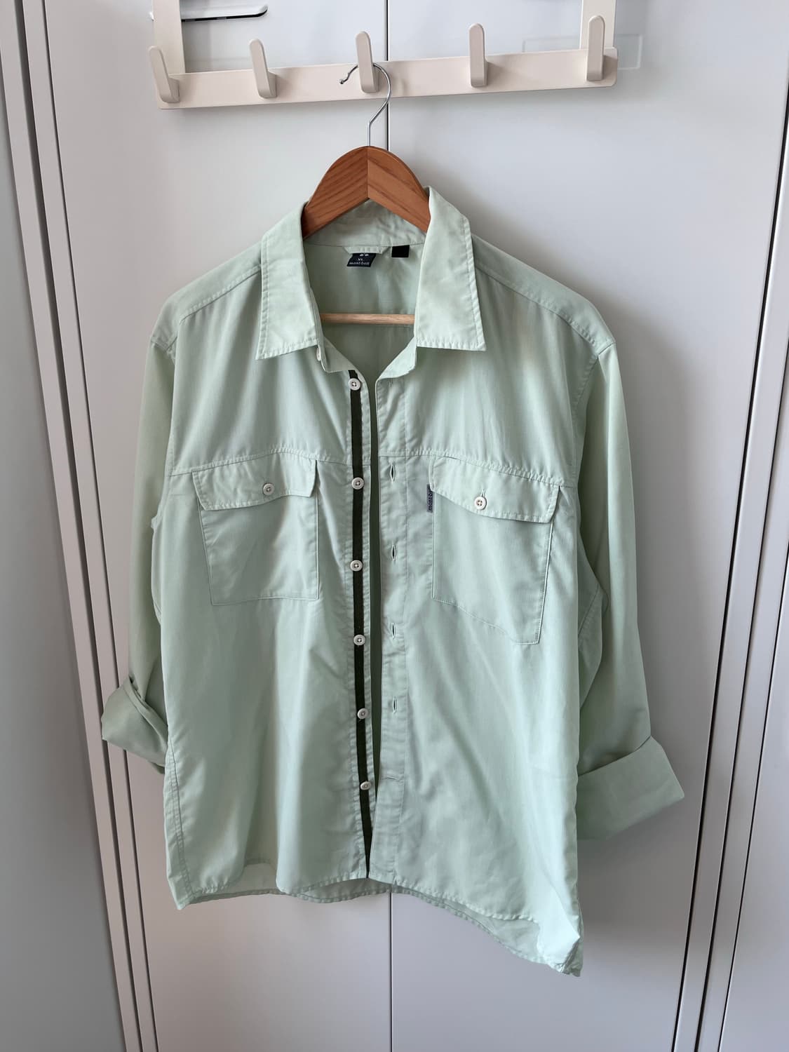 Montbell 몽벨 민트 오버핏 셔츠 남방 상품이미지8