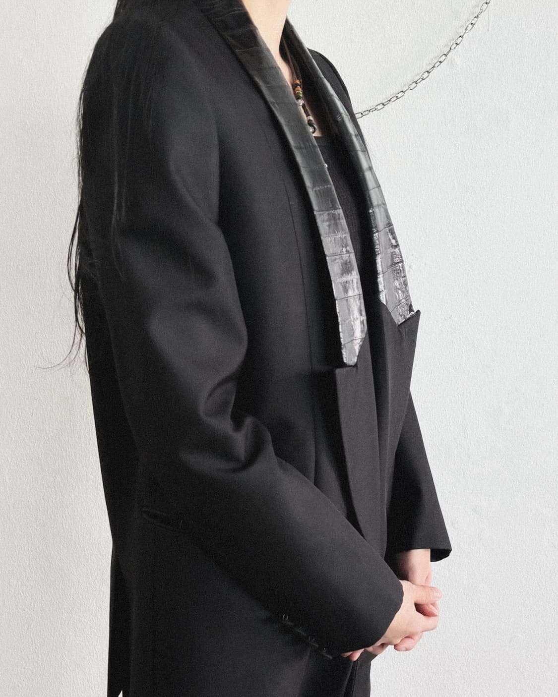 지방시 2012 fall 리카르도 티시 장어가죽 블레이져 상품이미지4