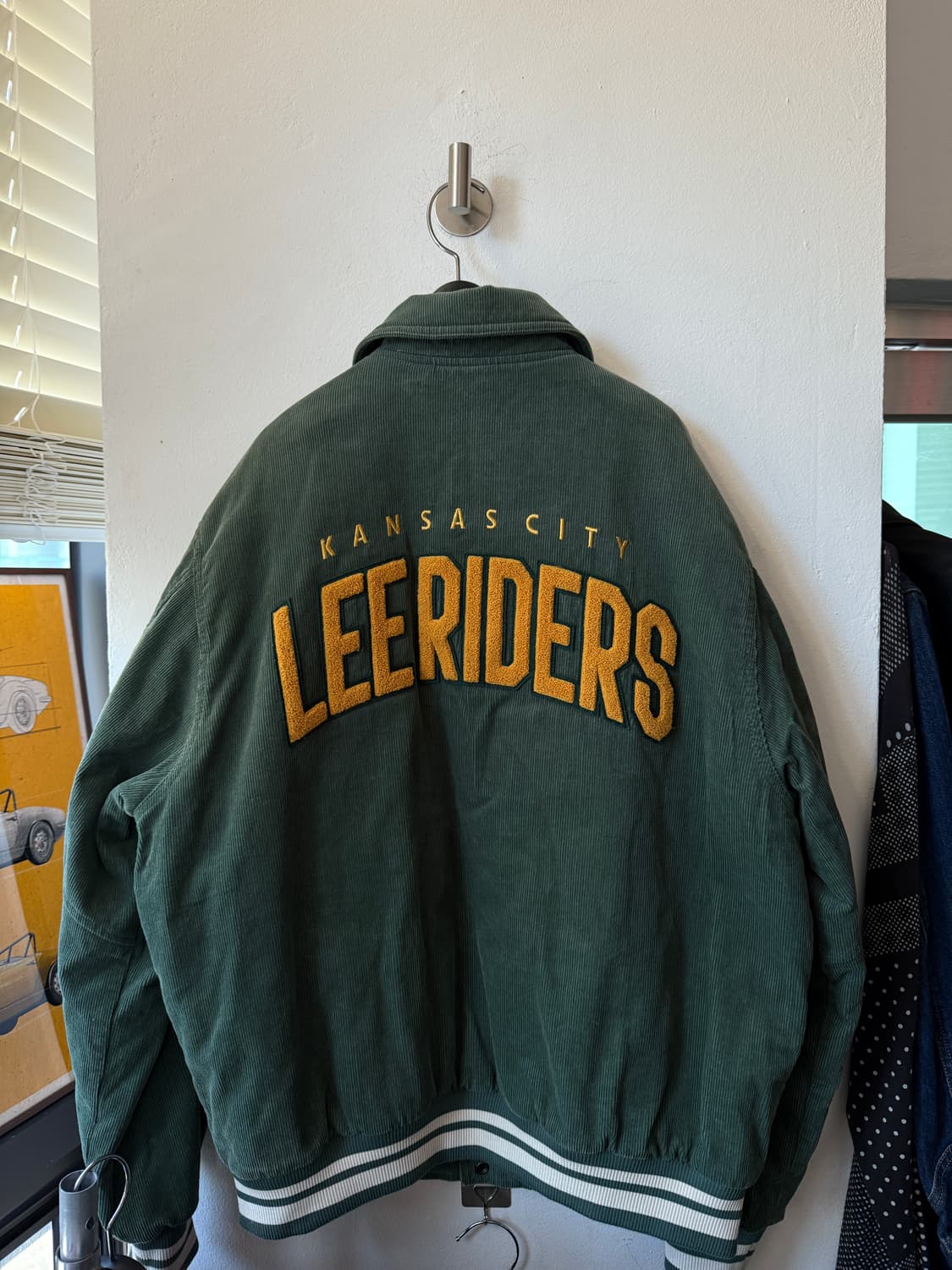 Lee 리 코듀로이 바시티 그린 L 상품이미지5