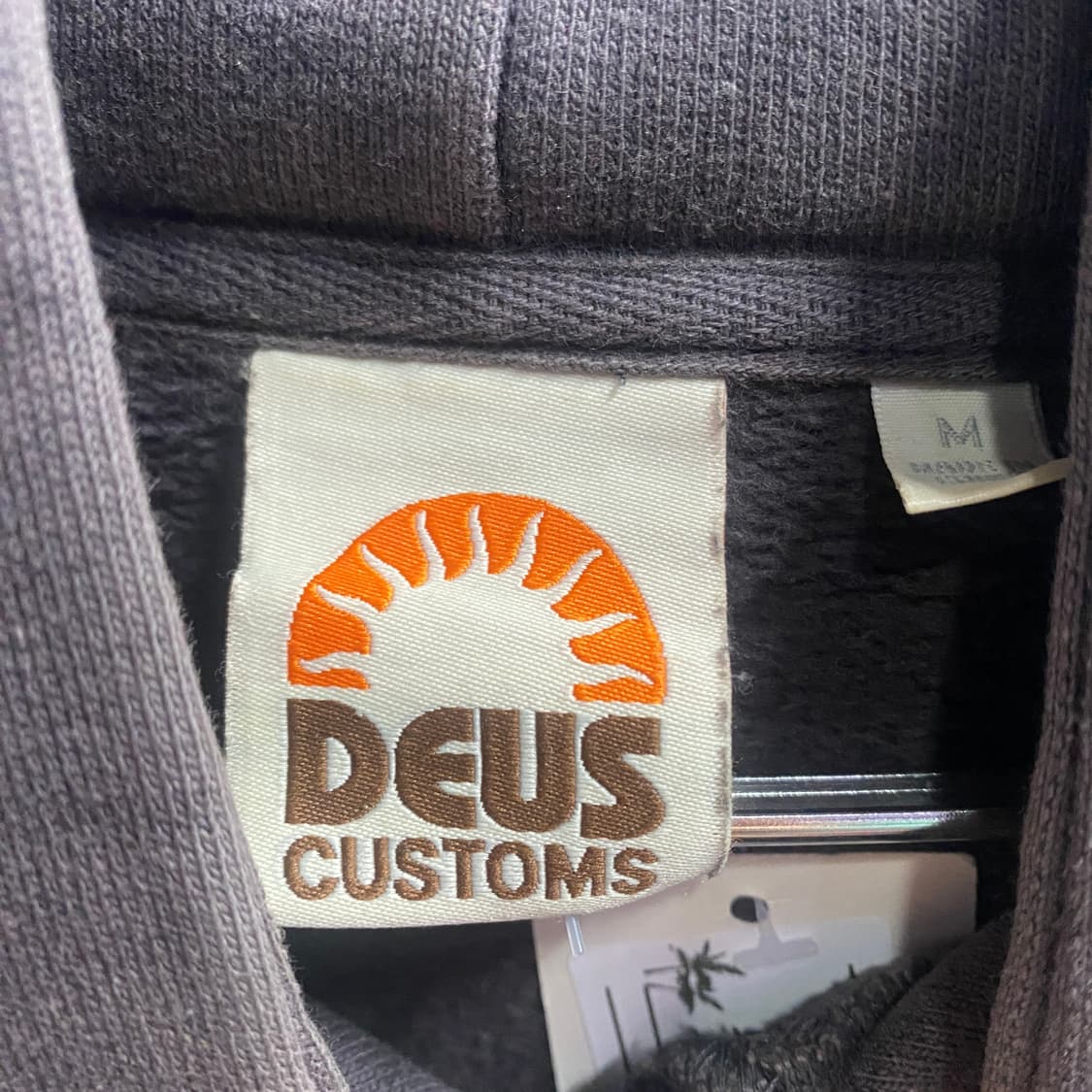 데우스 커스텀 네이쳐 브라운 후드티 B1904 상품이미지4