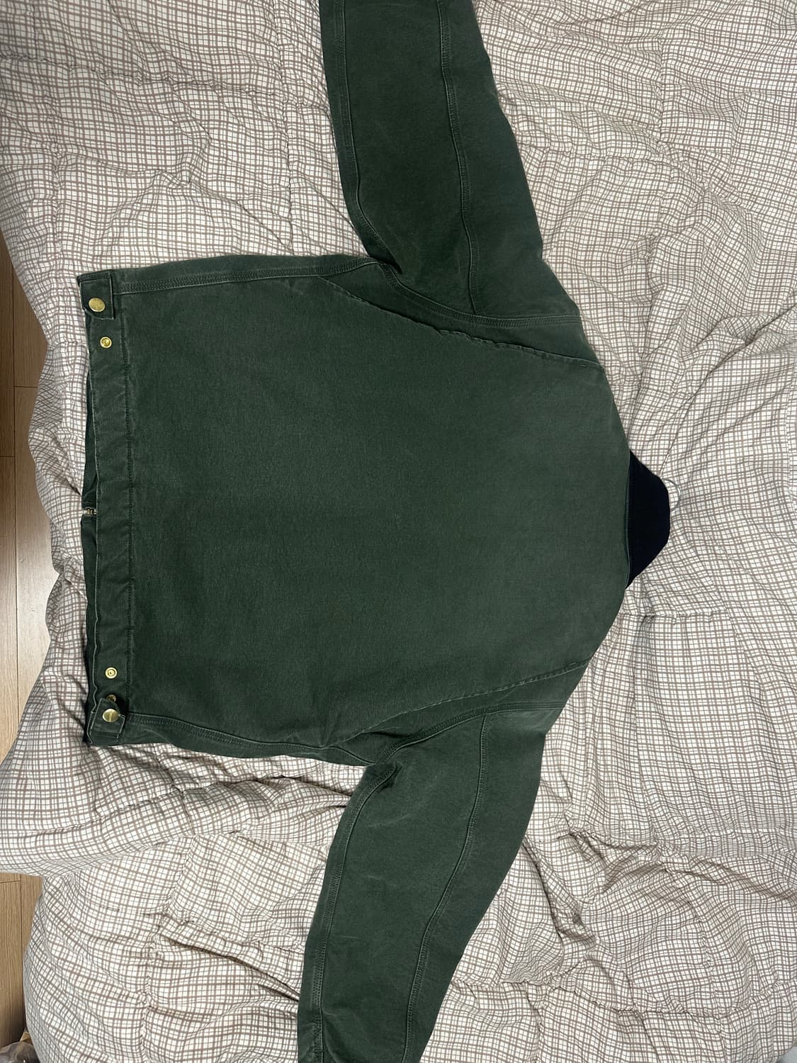 칼하트 WIP OG 디트로이트 자켓 올리브 색상 M사이즈 상품이미지2