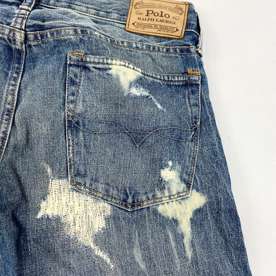 폴로 설리번 패치워크 리페어드 데님 진(34) 상품이미지9