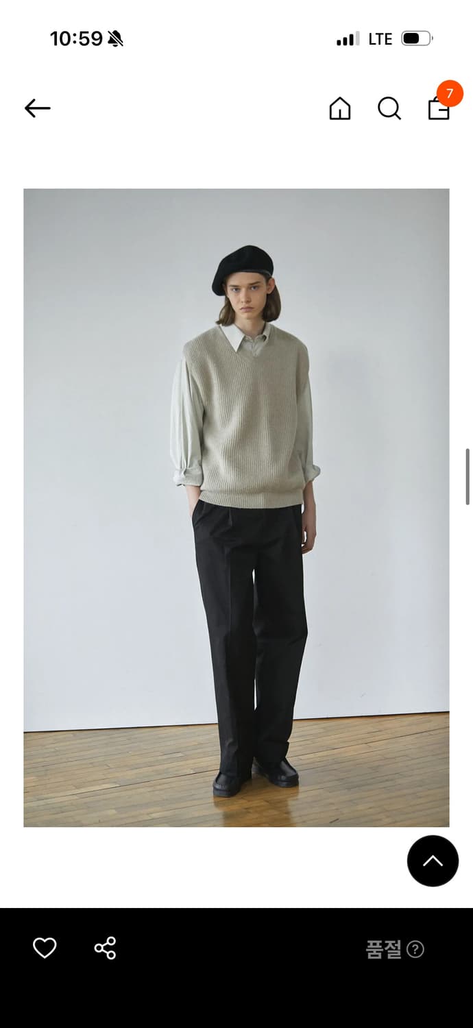 토마스모어 니트 베스트 m 상품이미지3