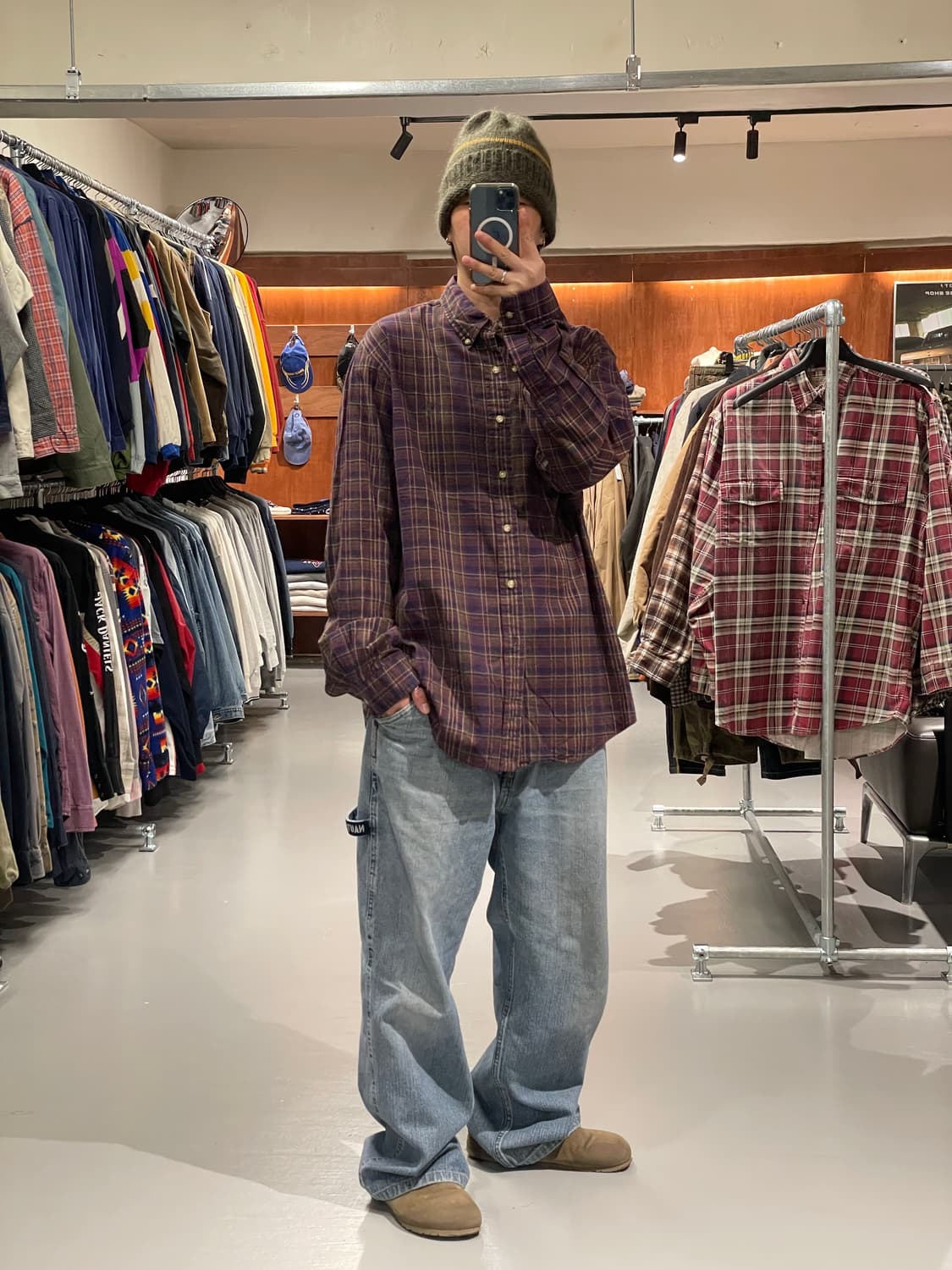 폴로 랄프로렌 체크 셔츠 상품이미지3