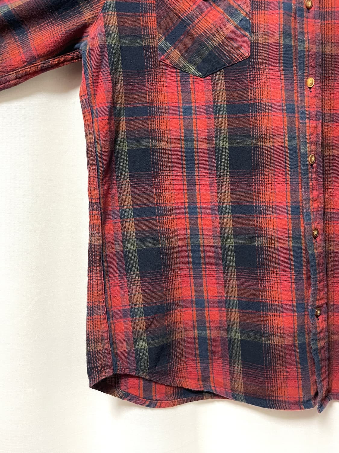 리바이스 남성 코튼 웨스턴 체크셔츠 XL _ 브릭 상품이미지4