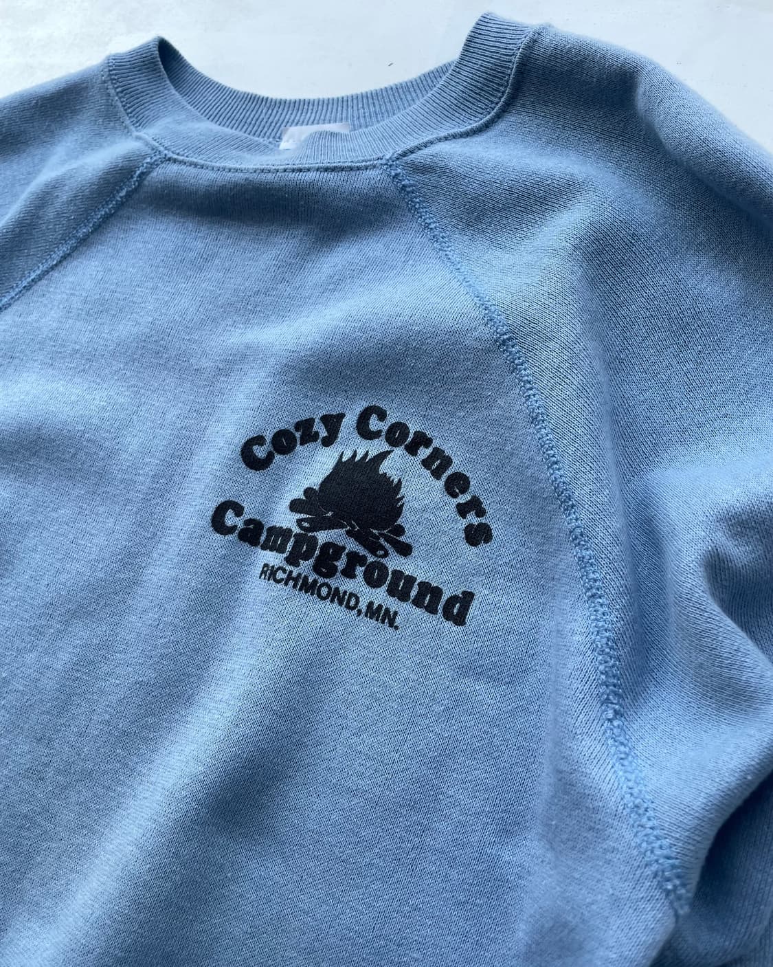 80‘s USA “Camp Ground 🔥” sweatshirt L 상품이미지6