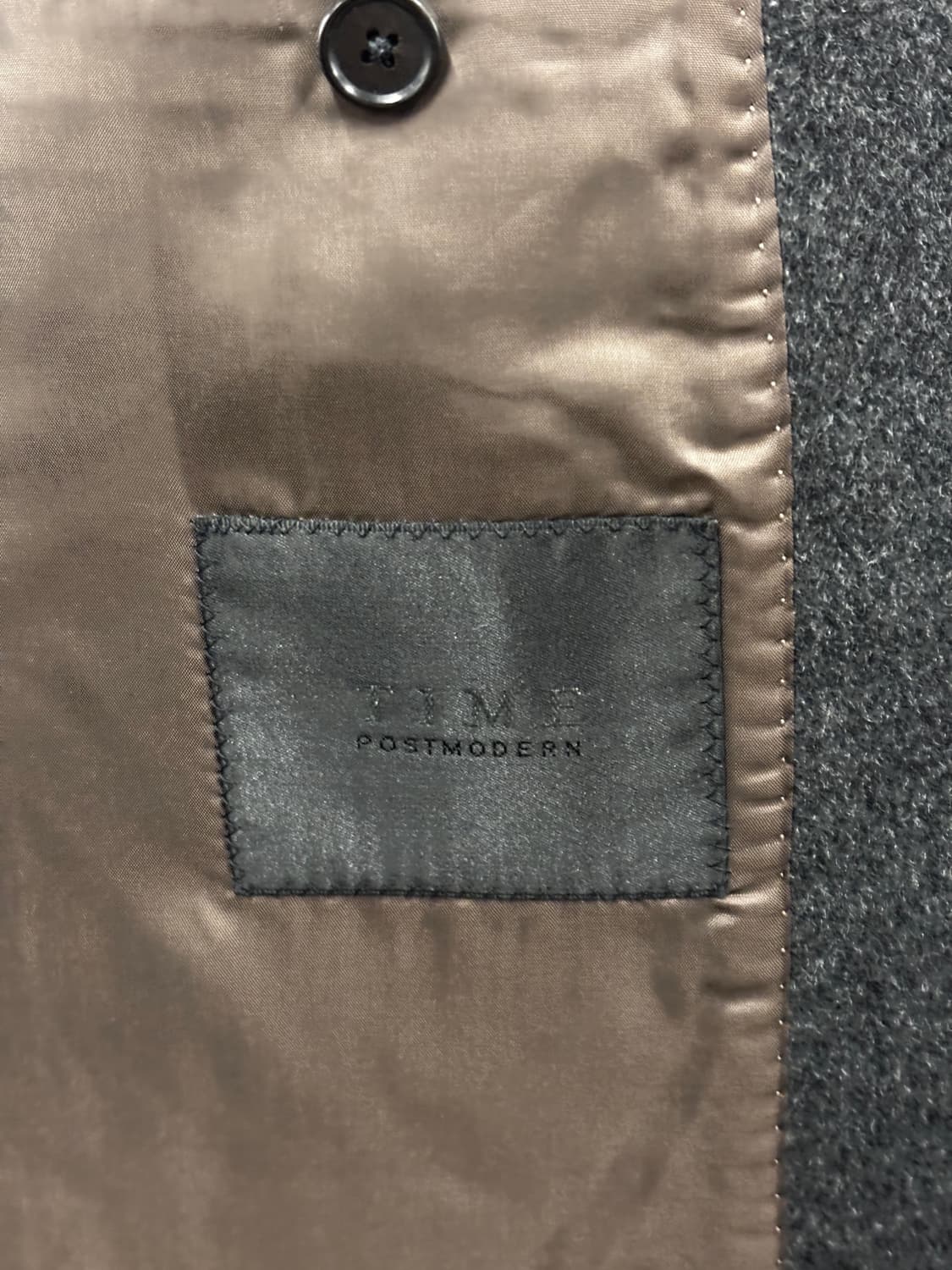 TIME 타임 한섬 롱코트 차콜 100 상품이미지4