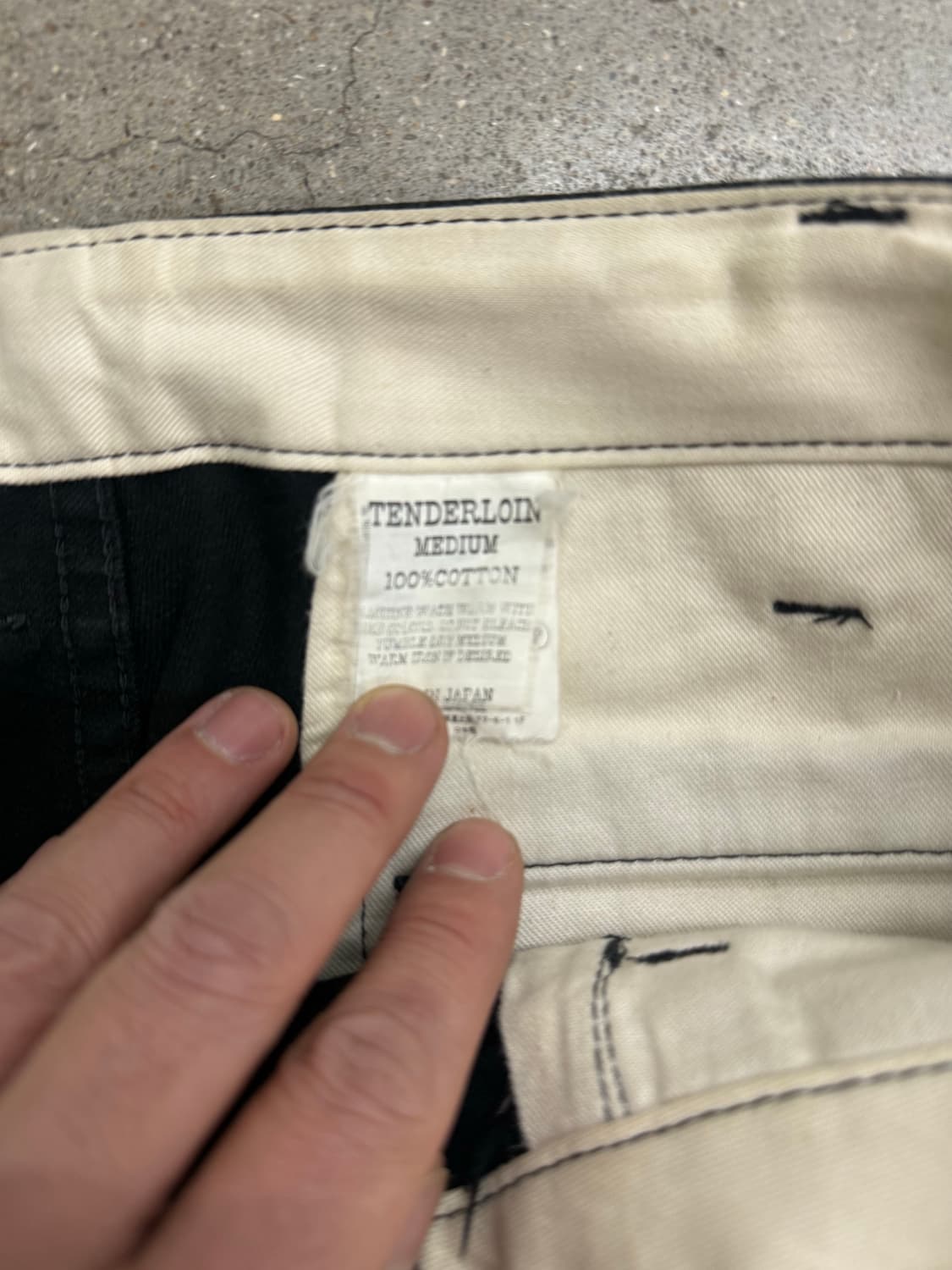 텐더로인 BDP 워크팬츠 블랙 상품이미지4