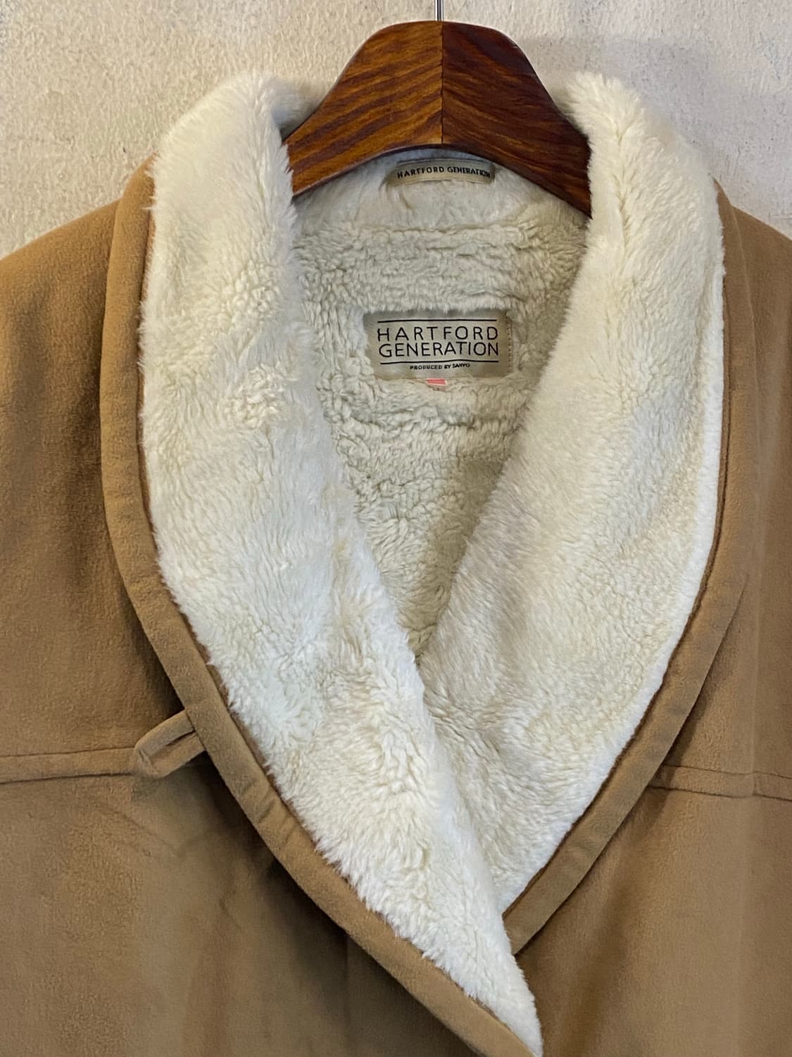 Japan vintage 페이크무스탕 M-L 상품이미지8