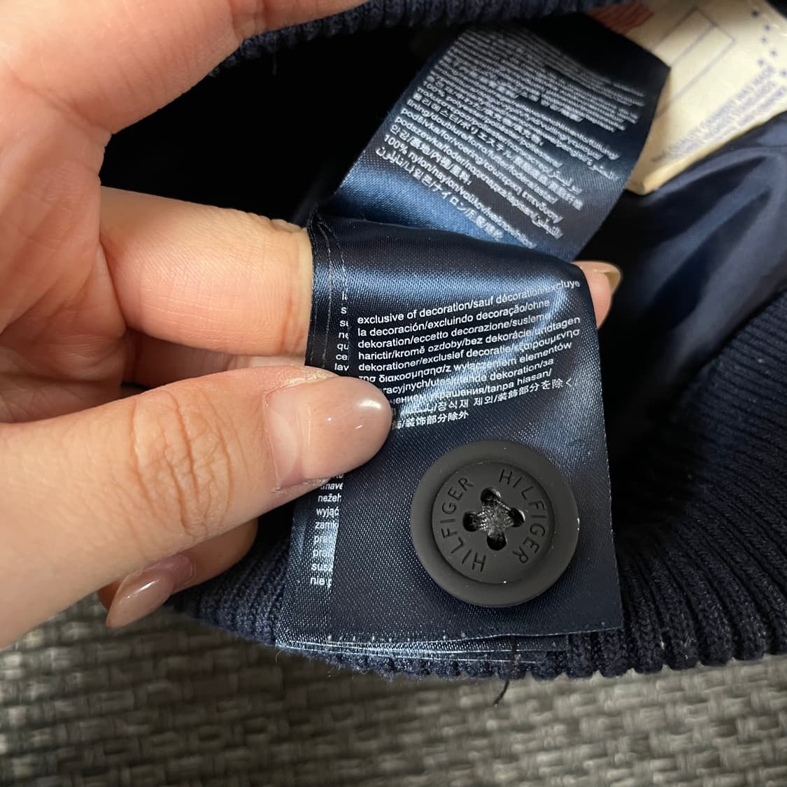 타미힐피거 키즈 네이비 퀄팅 경량패딩 자켓 104 상품이미지7