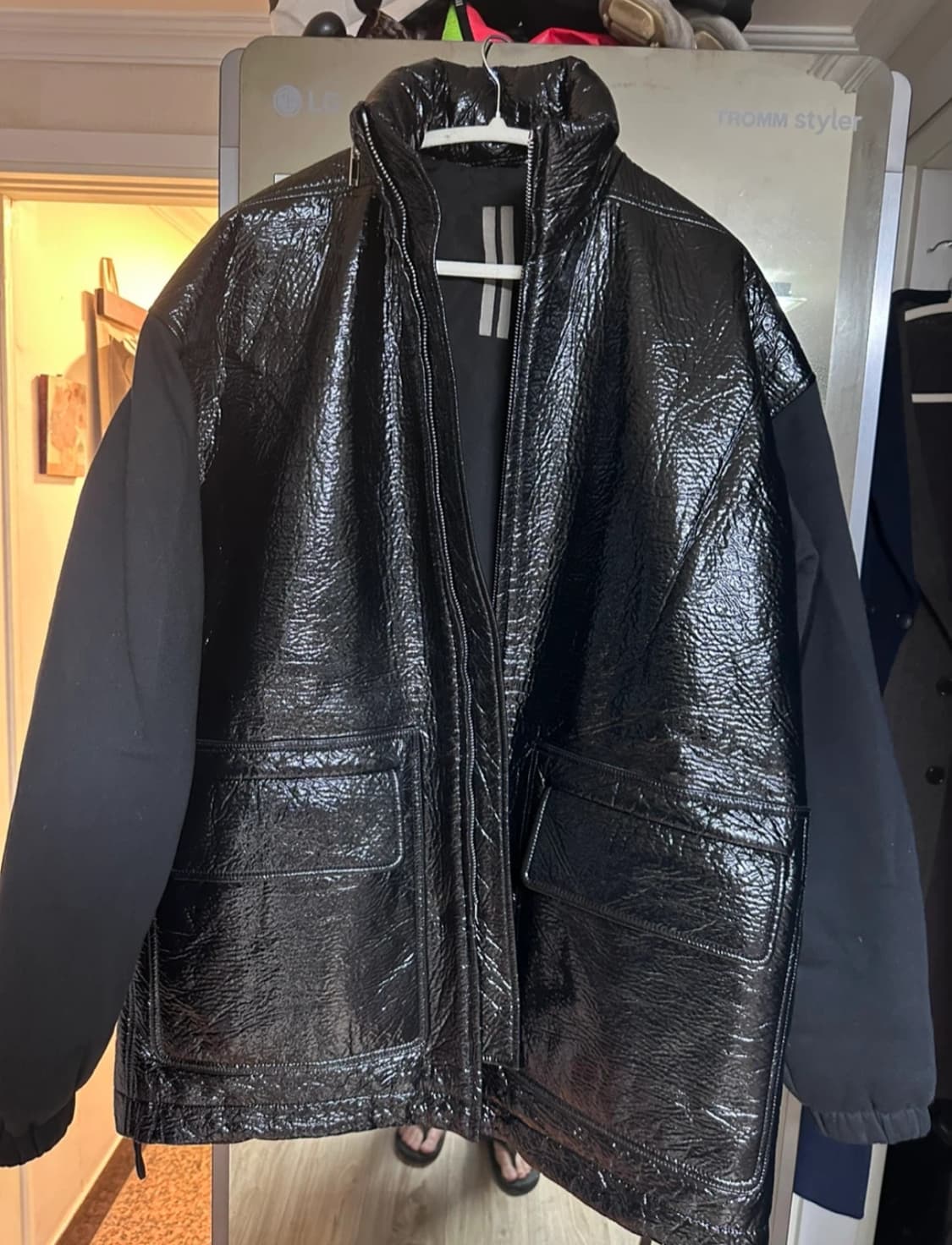 릭 오웬스 폴레트 파카 블랙 S 상품이미지2