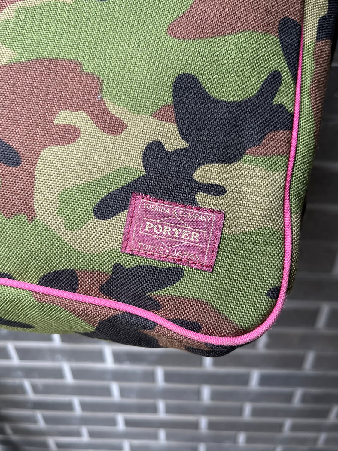 Porter 포터 핑크 라벨 카모플라쥬 백 상품이미지4
