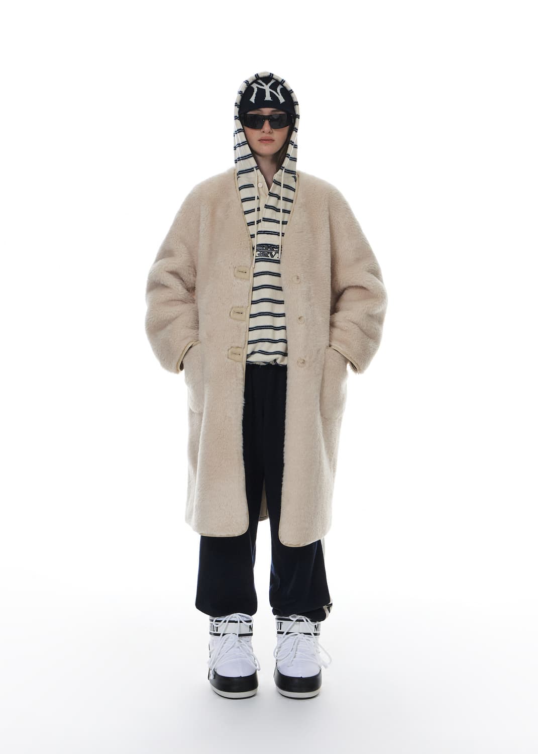 그로브 HUF 코트 양털 퍼 코트 자켓 상품이미지1