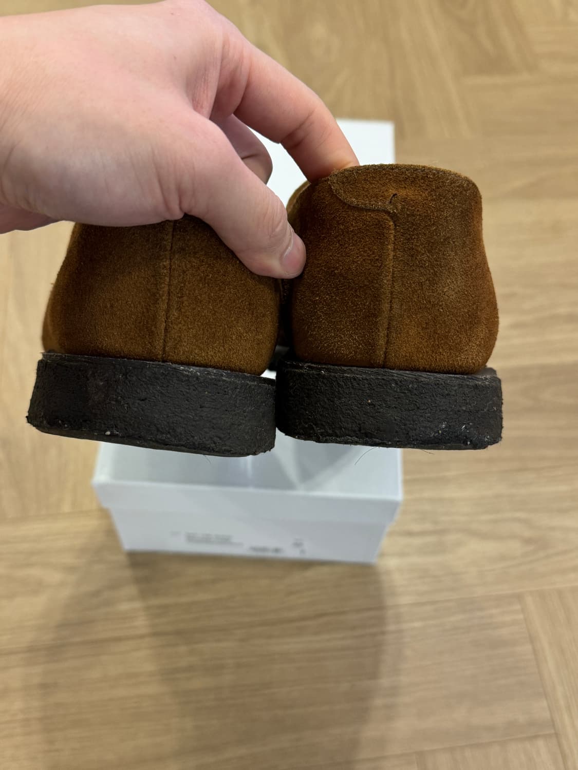 클락스 메이드인UK 스웨이드 더비 슈즈 - 8.5사이즈 상품이미지5