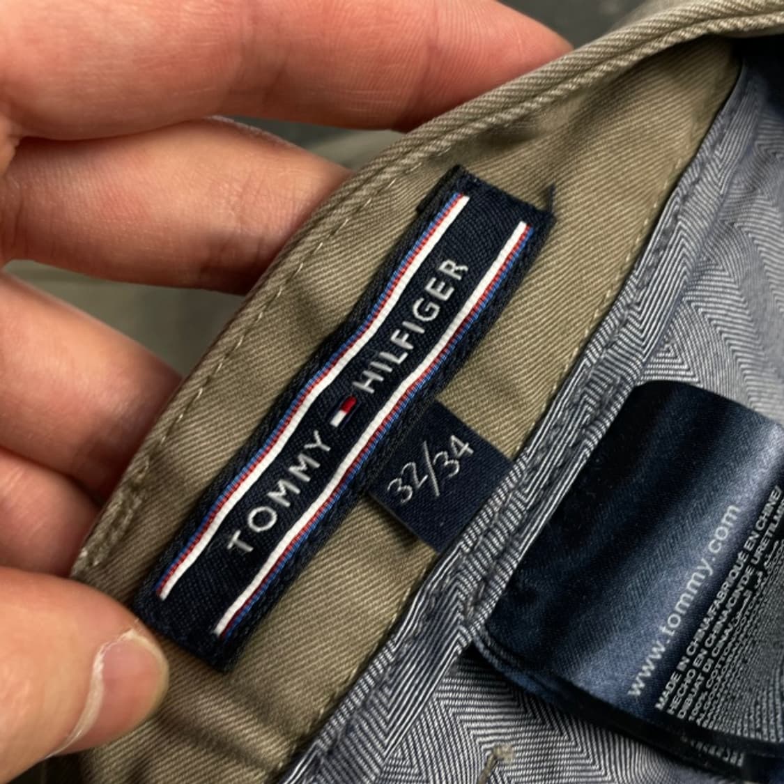 32 타미힐피거 자수 치노팬츠  상품이미지3