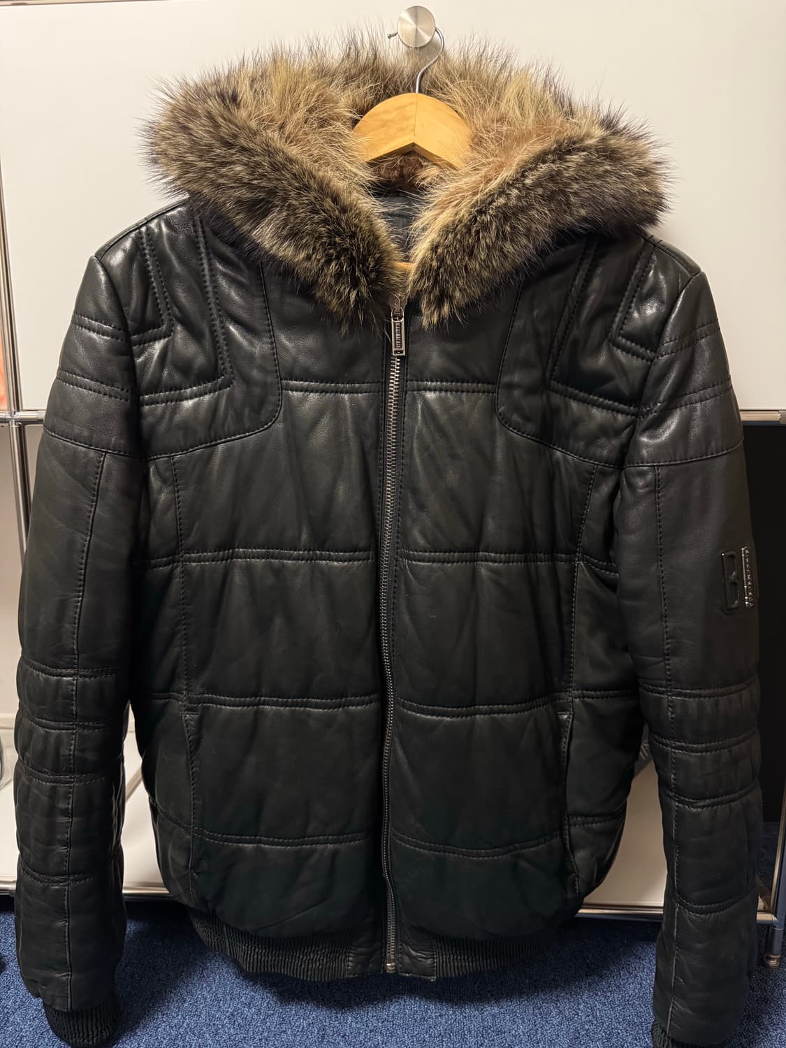 딕비켐버그 익스플로더 레더 패딩자켓 상품이미지1