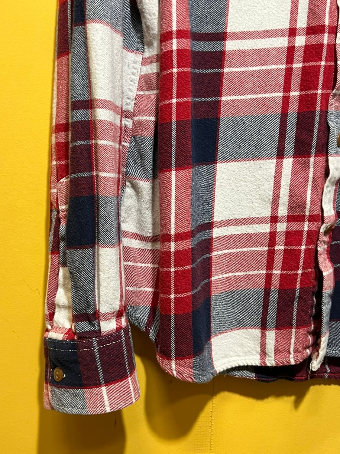 [XL] 올드 네이비 빈티지 플란넬 레귤러핏 체크 셔츠 상품이미지4