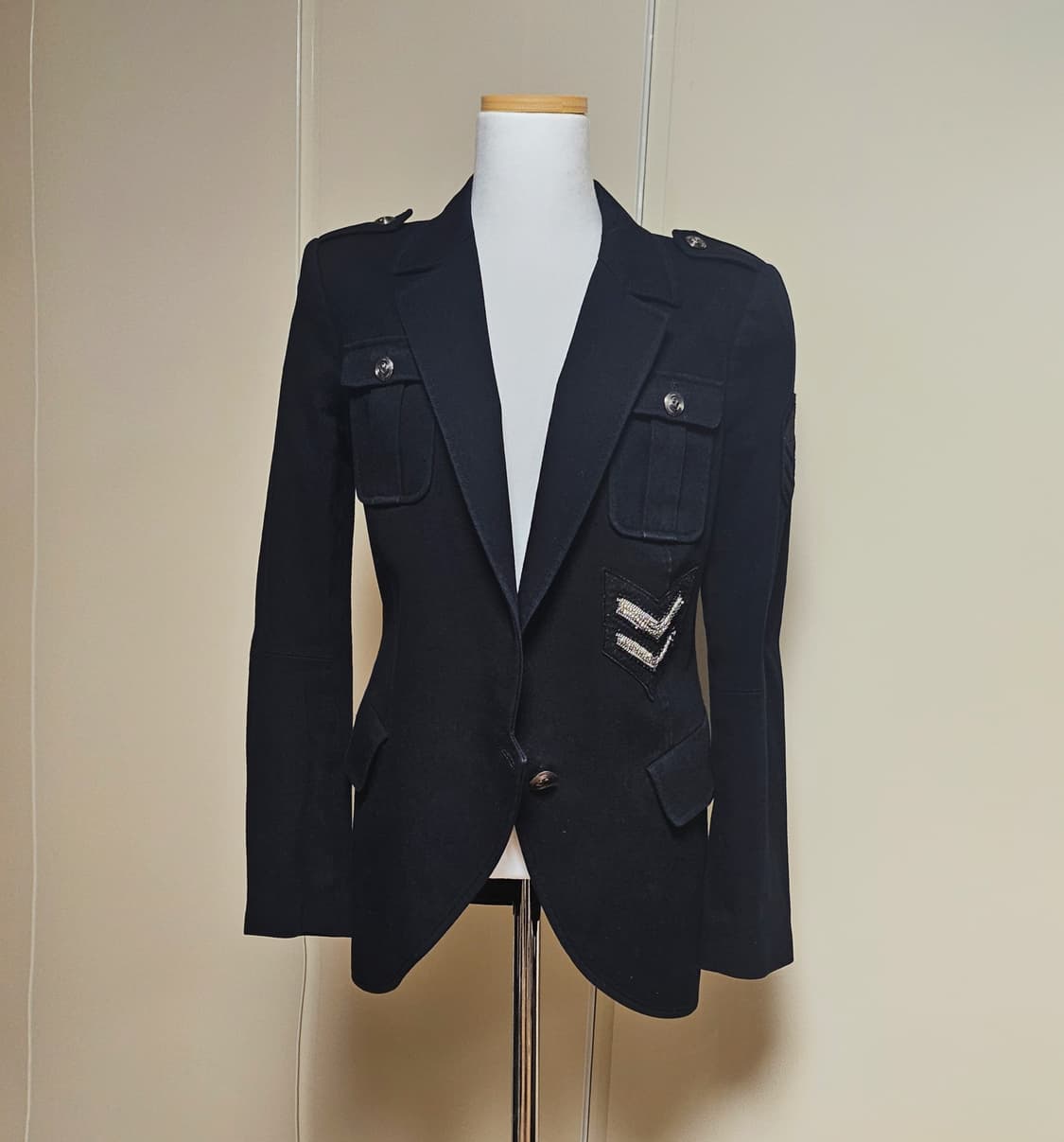 PIERRE BALMAIN피에르 발망
 여성 진 자켓(블랙) 상품이미지2