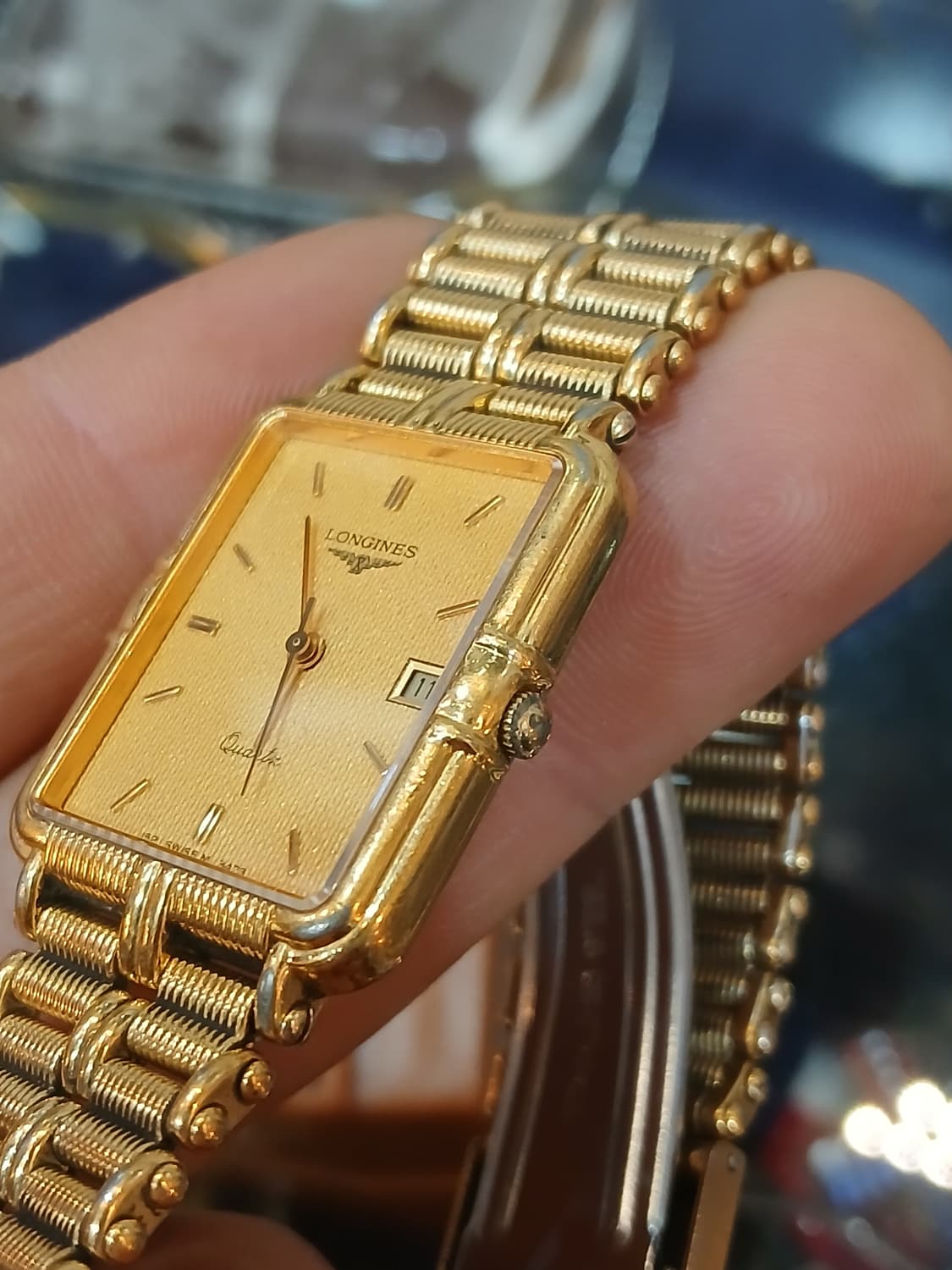 빈티지 론진 금장쿼츠 시계 상품이미지5