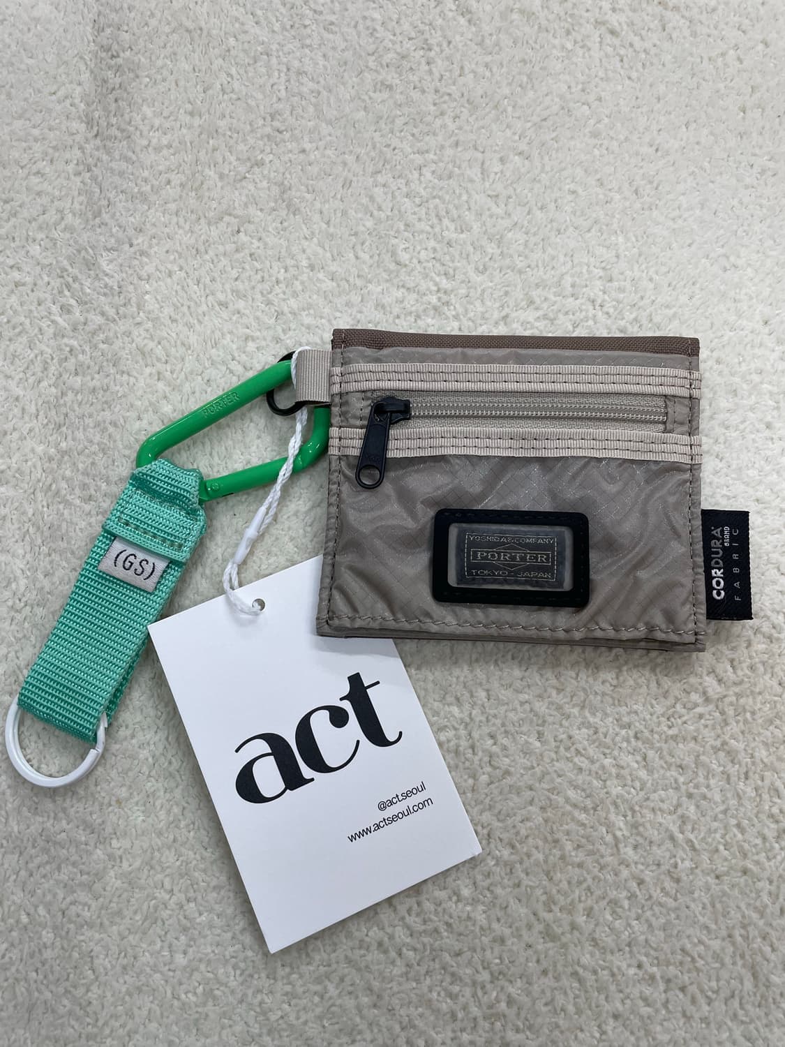 포터 카드 동전 지갑 porter 정품 키링포함 상품이미지1