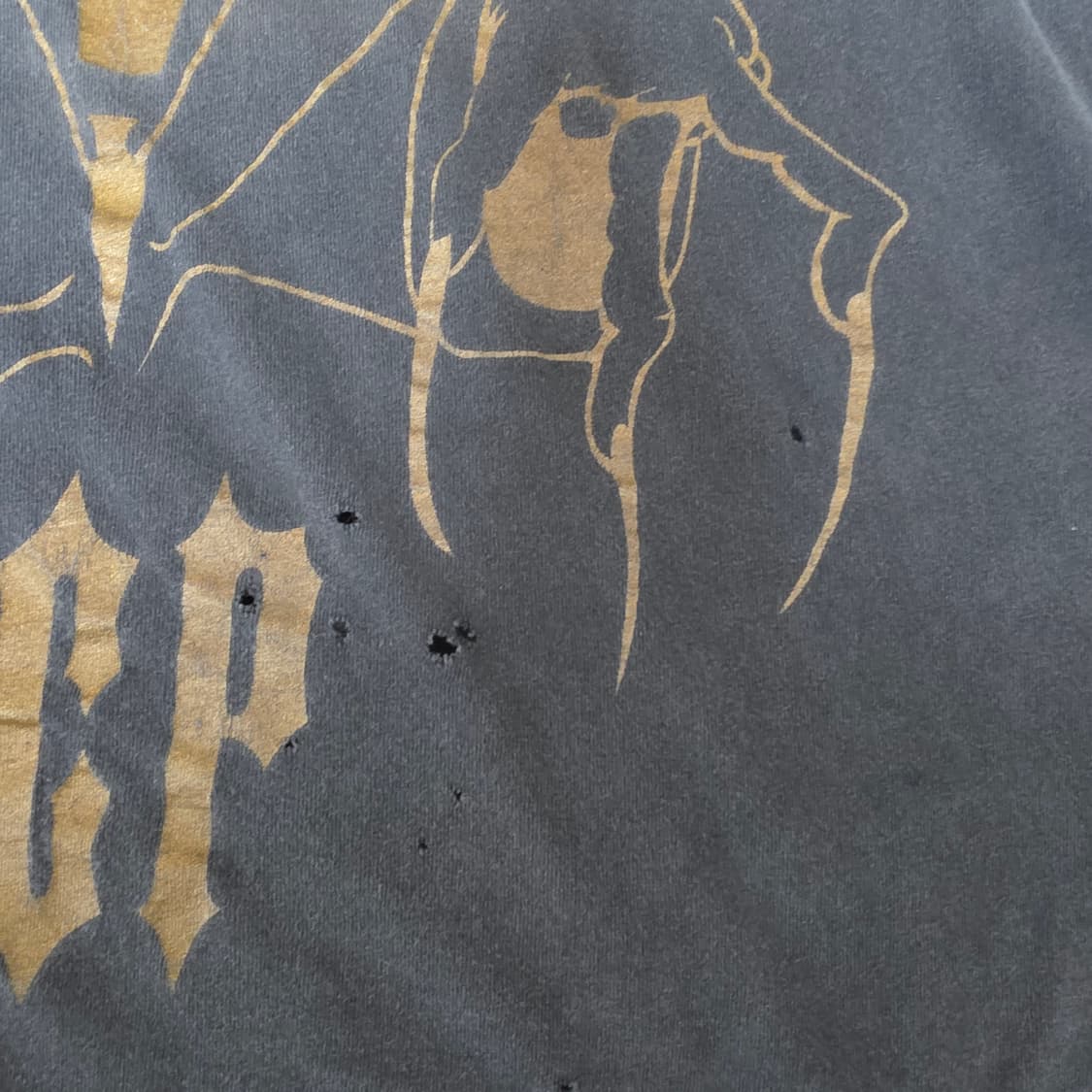 [2XL] 1997 빈티지 ICP 링마스터 밴드티 랩티 트래쉬드 상품이미지4