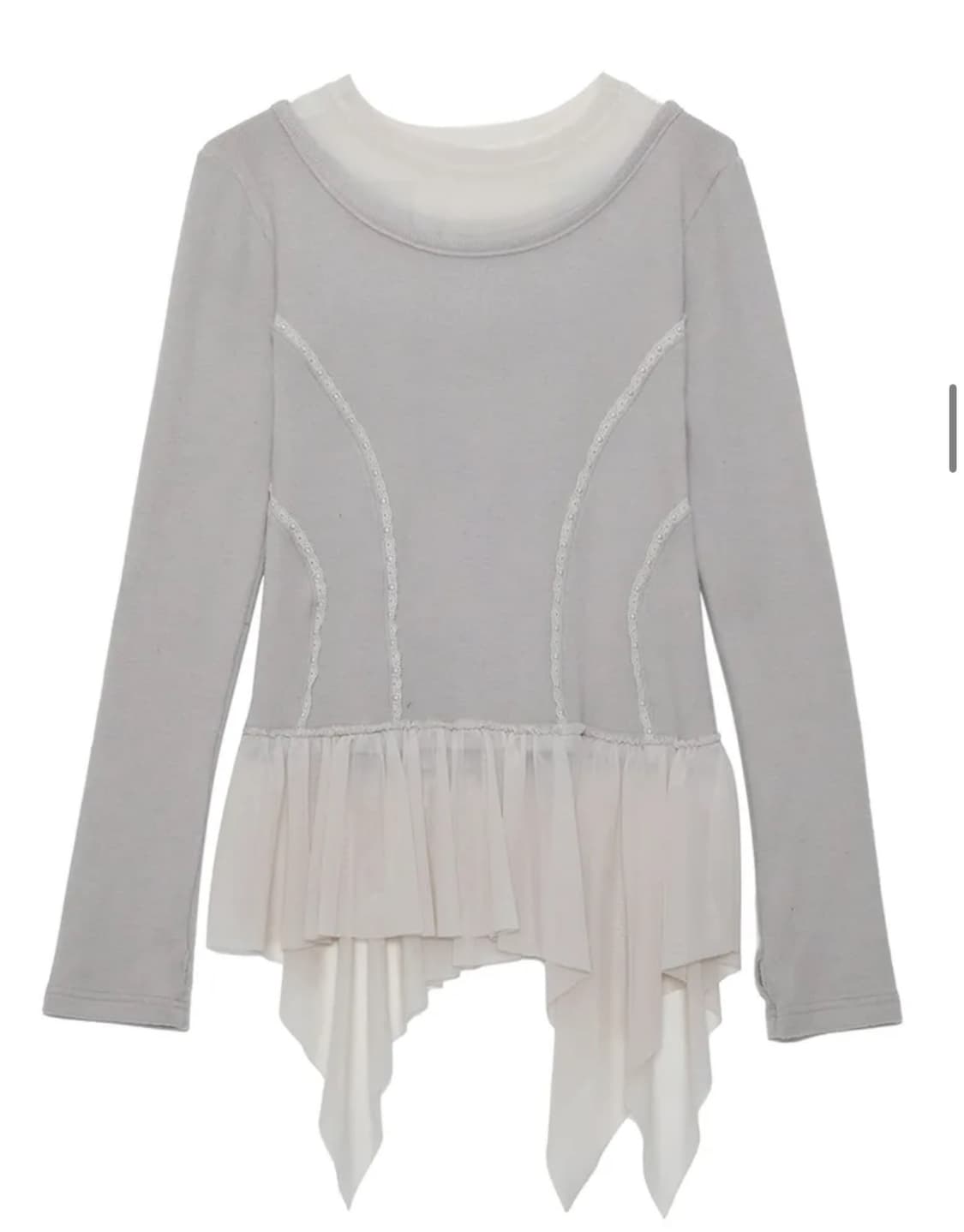 정가7.9만 플레어업 레이어드 레이스 롱슬리브 상품이미지1