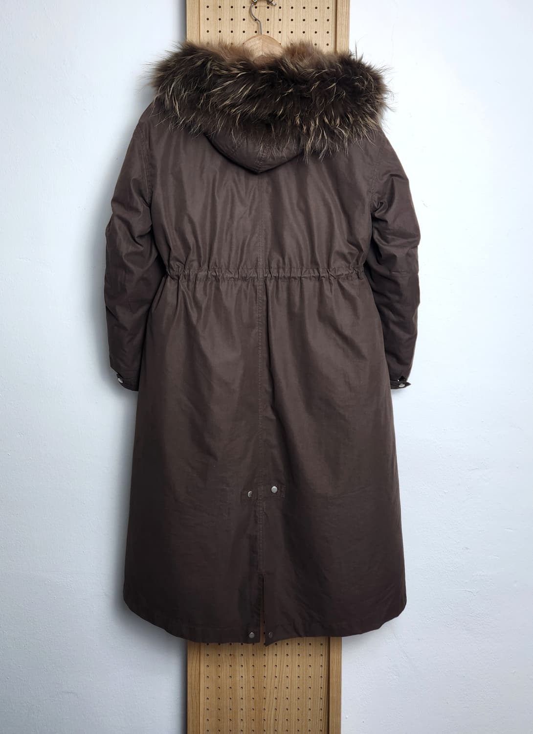 듀엘 폭스퍼 구스다운 야상 패딩 55 상품이미지7