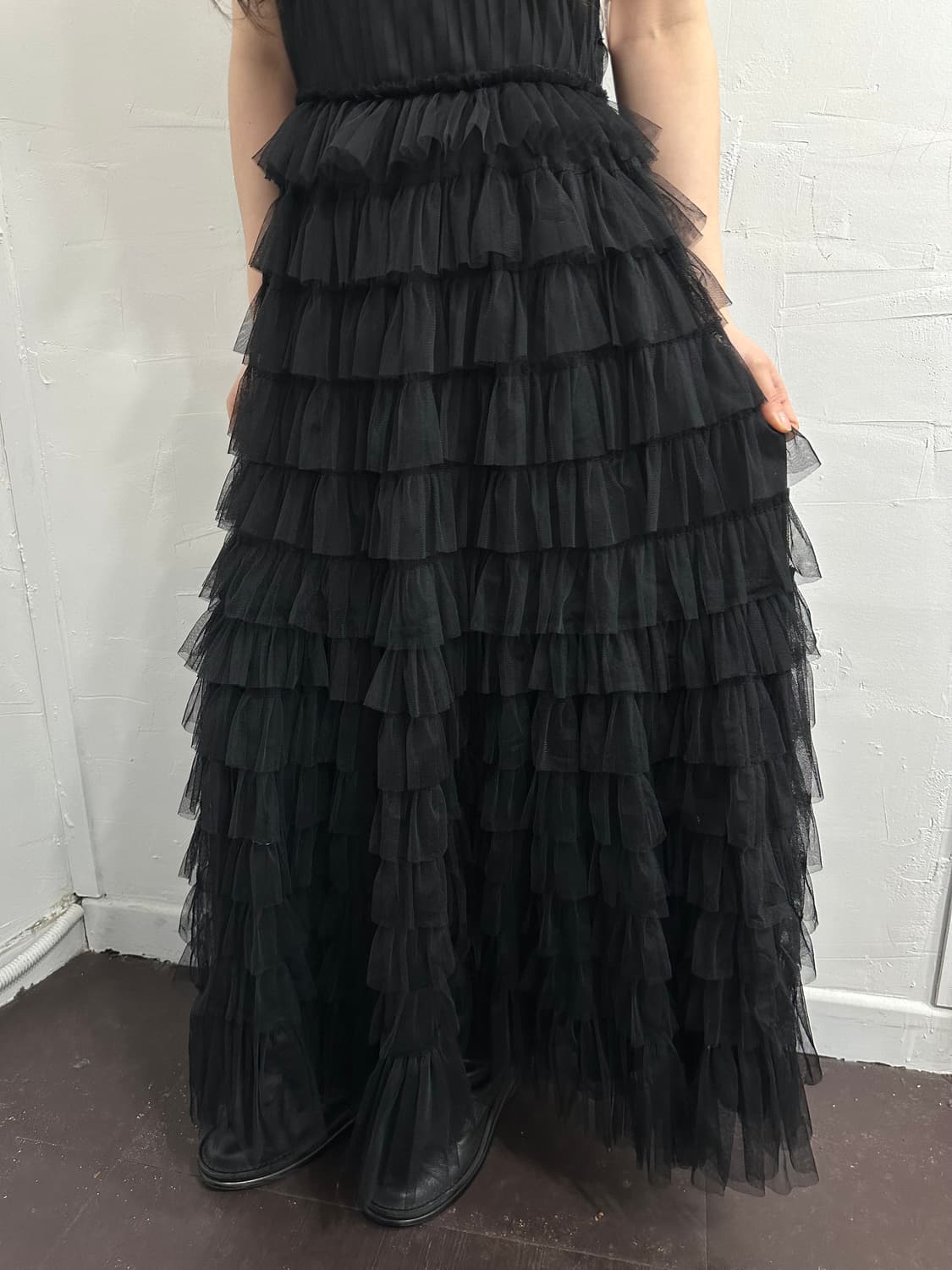 fray i.d sha layered dress 상품이미지3