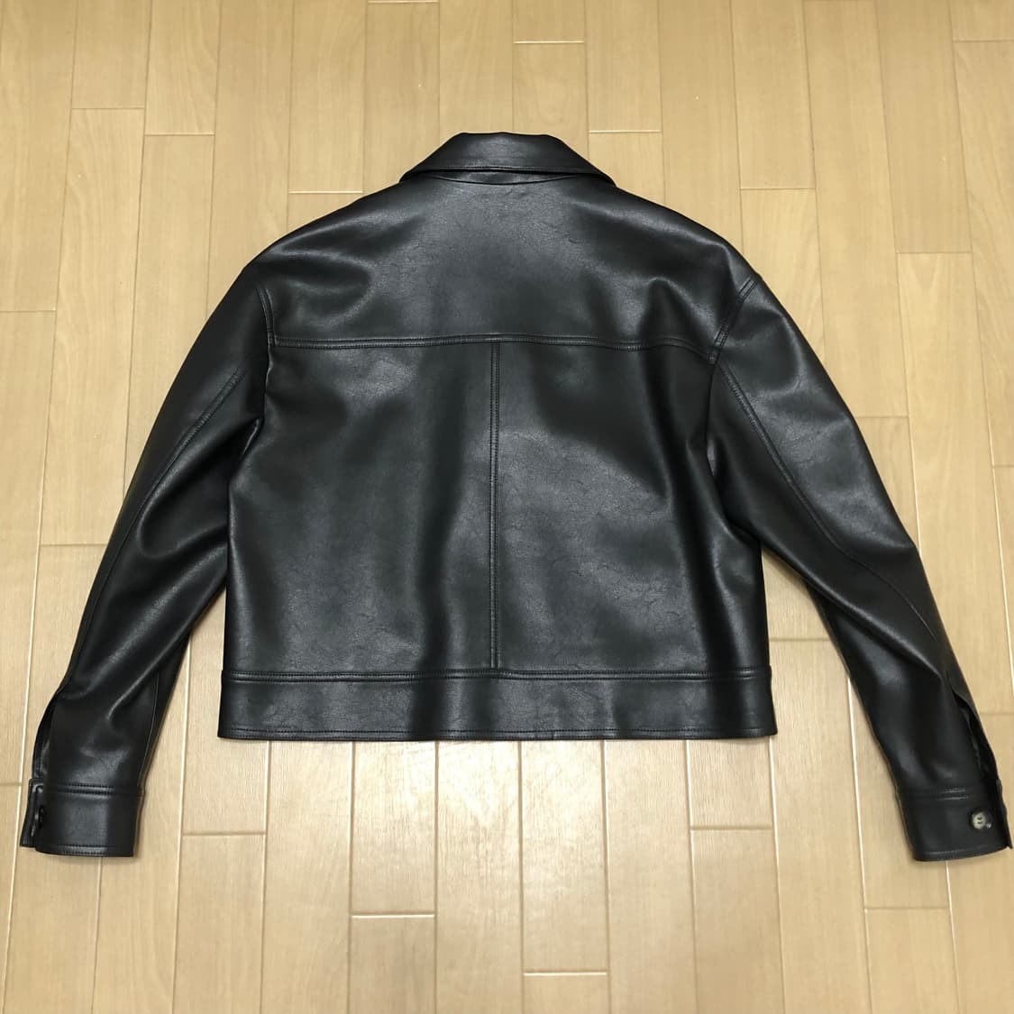 mohan 모한 tof 크롭 에코 레더 블레이저 (새상품) 상품이미지6