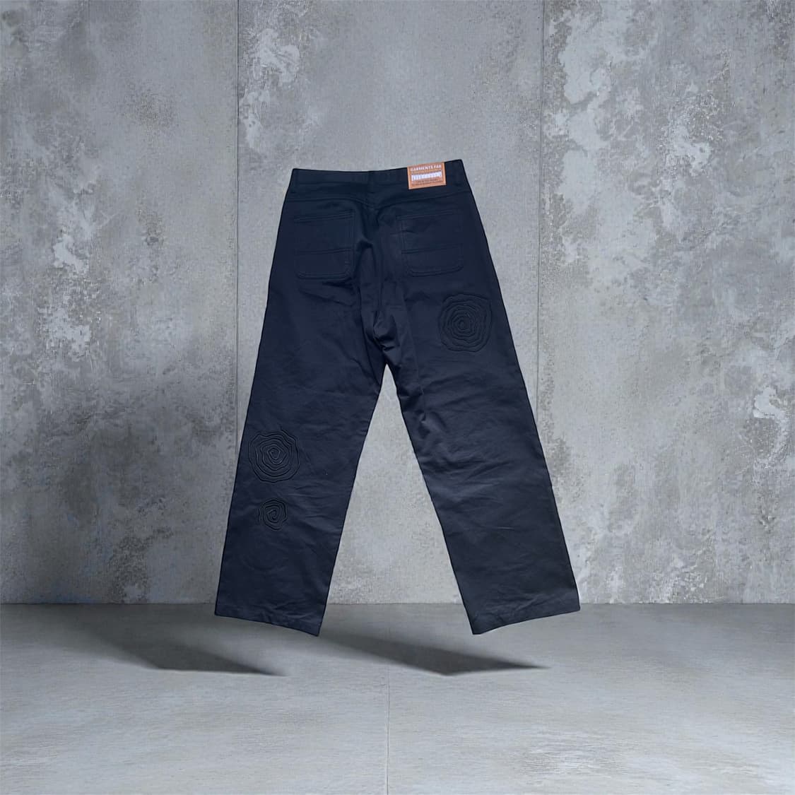 Spiral Rubber EMB Pants (BLACK) 판매합니다 상품이미지2