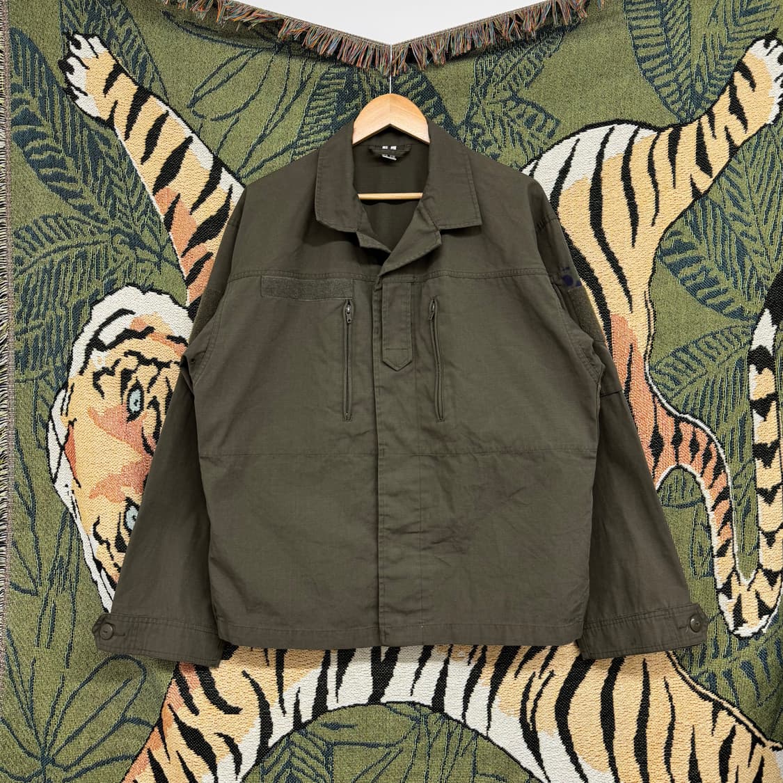 오스트리아군 올리브 필드 자켓 (L)   상품이미지1