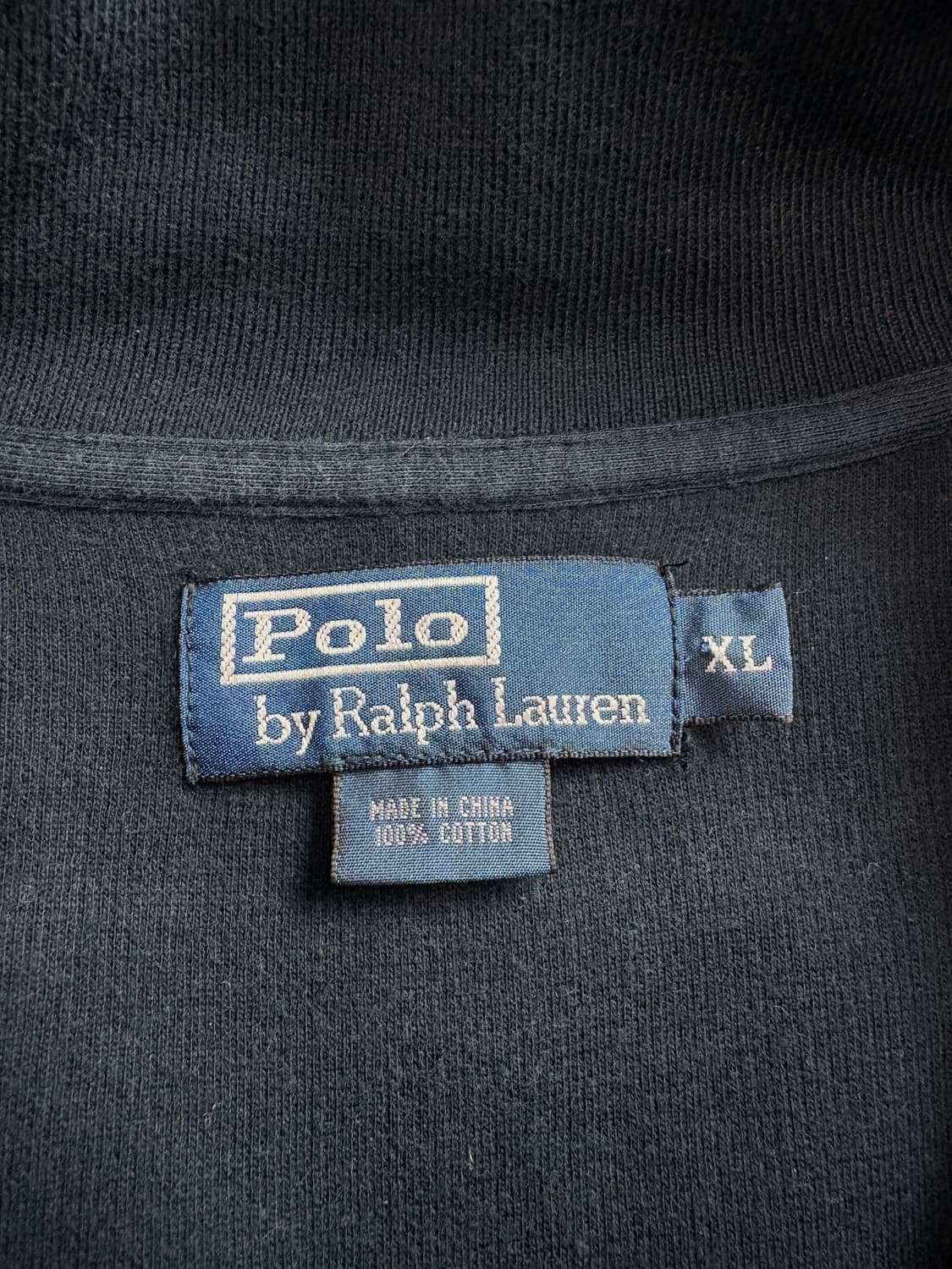 폴로 아카이브 MCML 패치 빅로고 풀오버 반집업 니트 3985 상품이미지4