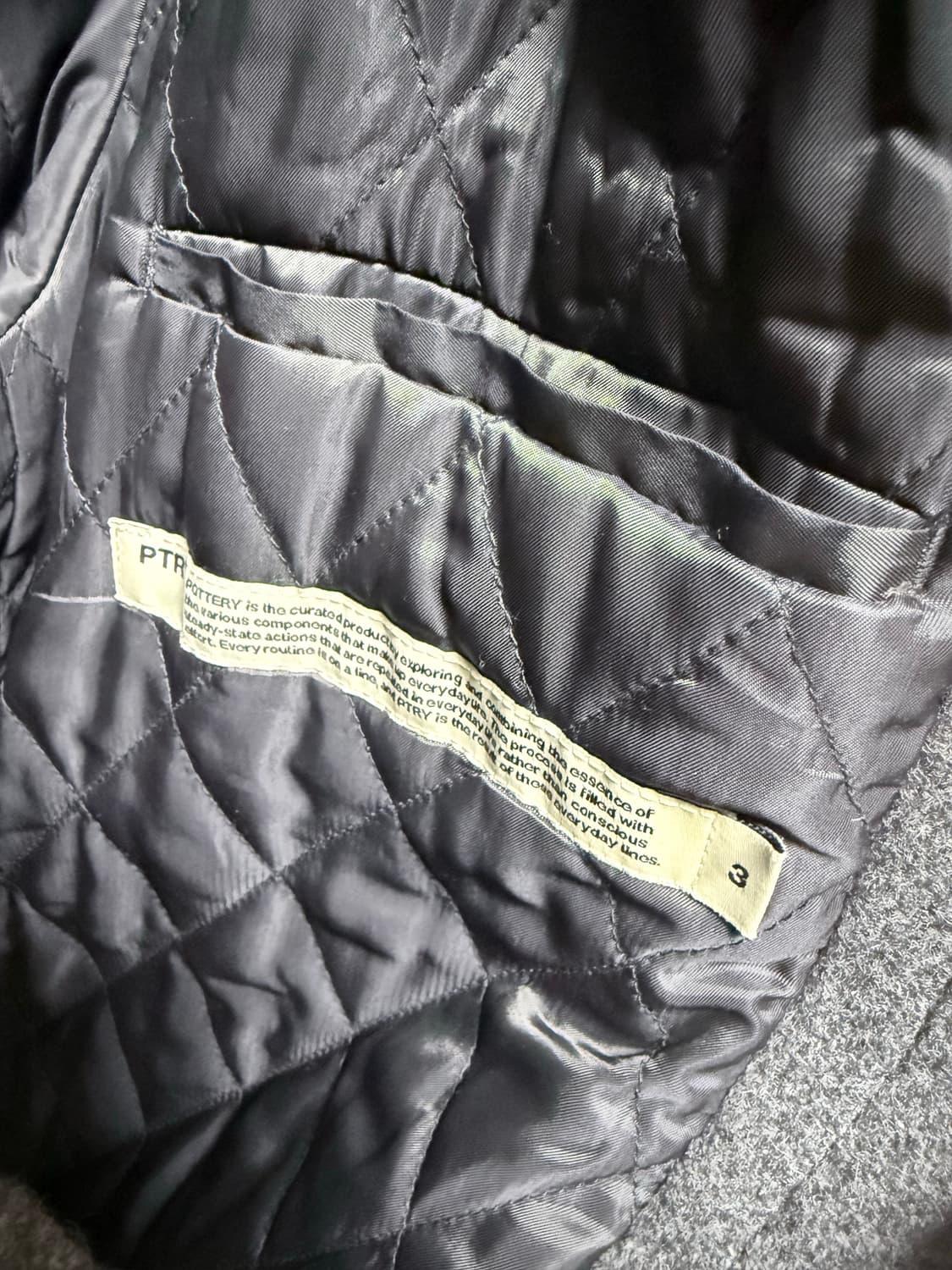 포터리 셔틀랜드 울 하프 맥 코트 3사이즈 상품이미지9