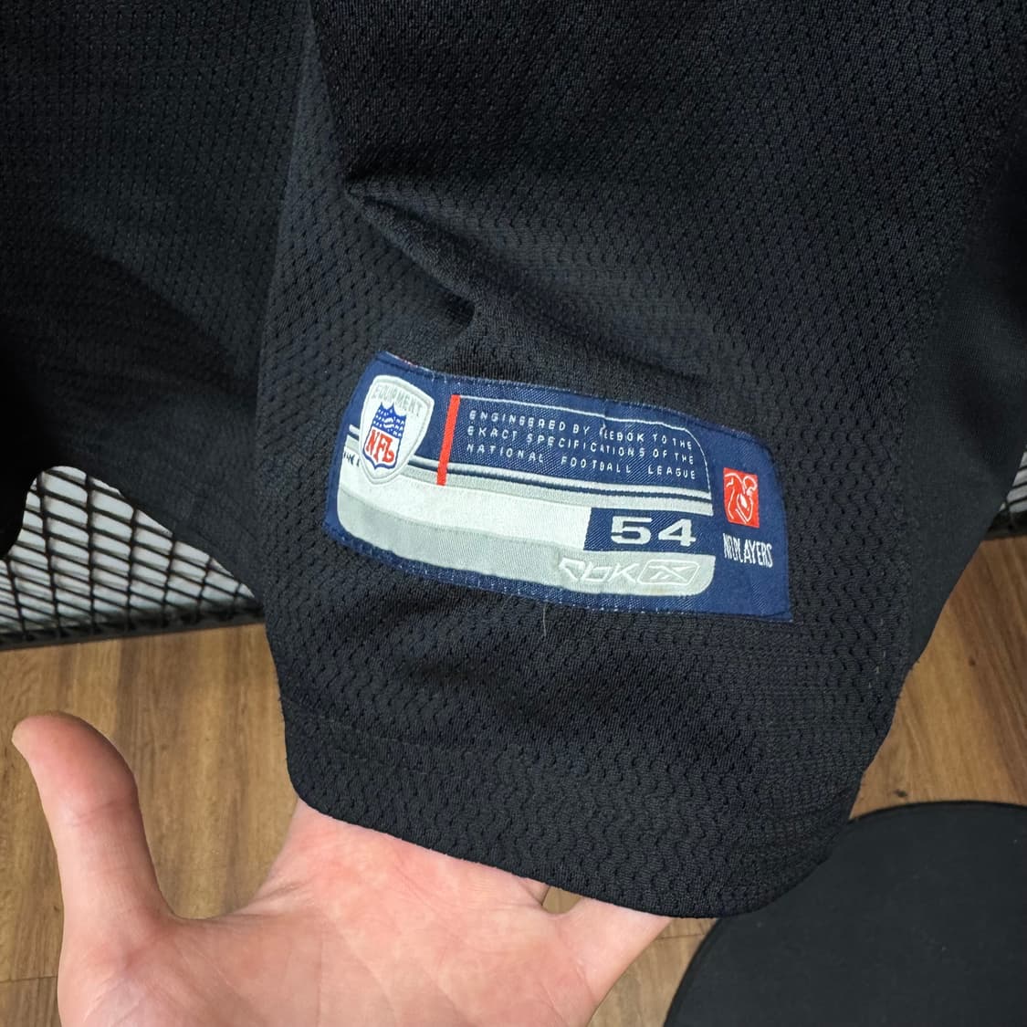 00s 리복 X NFL 온 필드 어센틱 저지 블랙 퍼플 상품이미지9