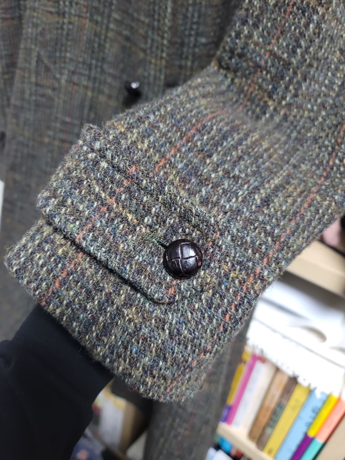 70년대 빈티지 던앤코 Dunn & co 해리스트위드 발마칸 코트 상품이미지8