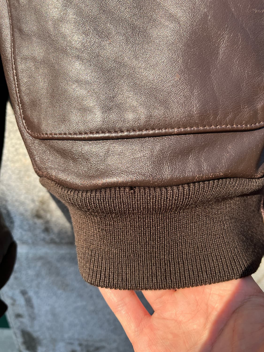 90‘s 나카타 쇼텐 홀스하이드 A-2 자켓 [ 100 ] 상품이미지9