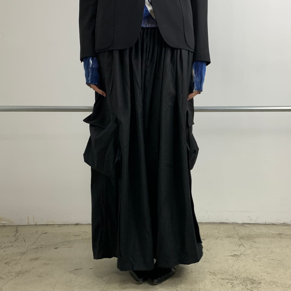 노 아이디 블랙 2-Way 스커트 팬츠 상품이미지3