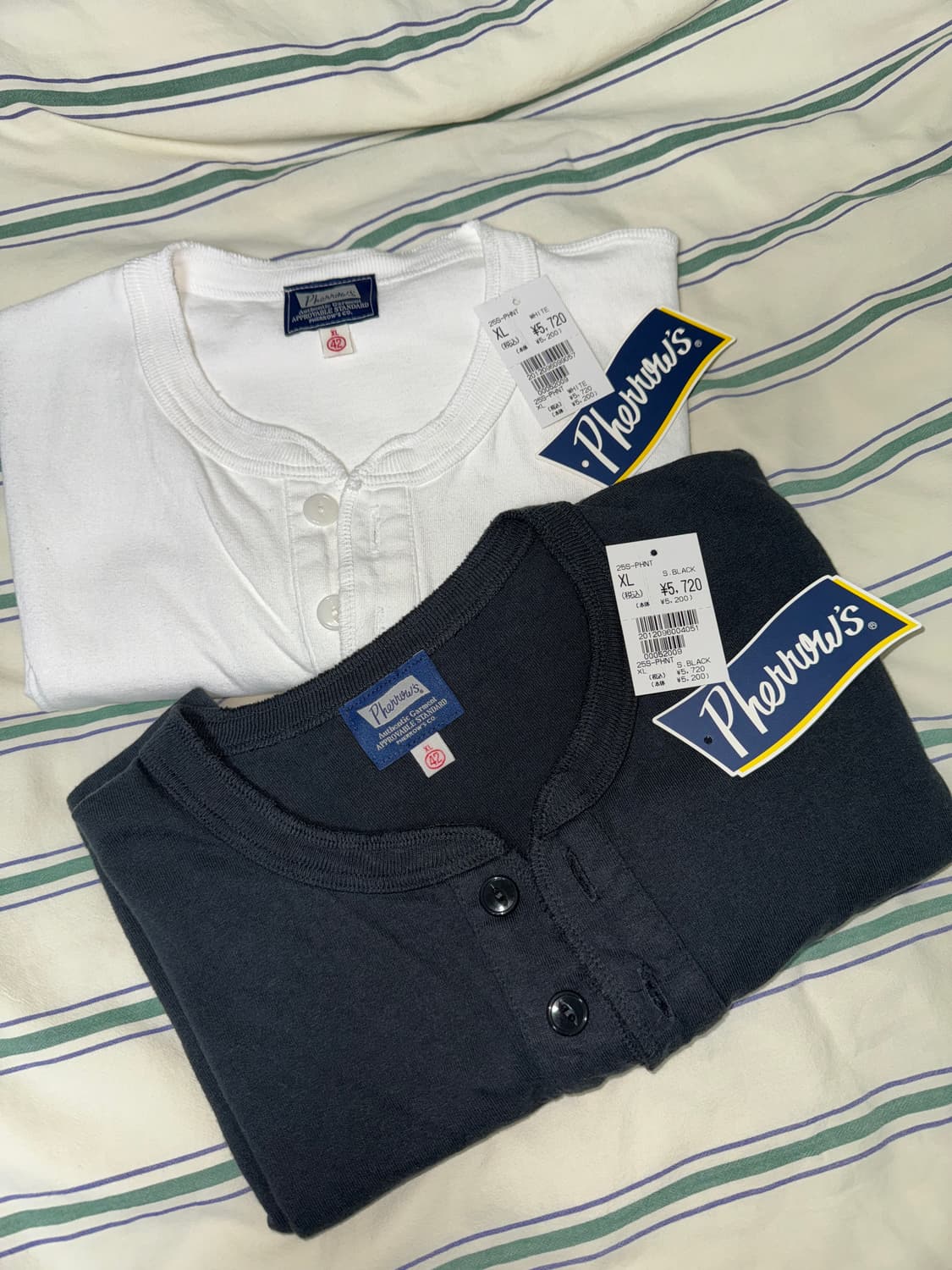 (XL) 25SS 페로우즈 헨리넥 반팔 티셔츠 상품이미지1