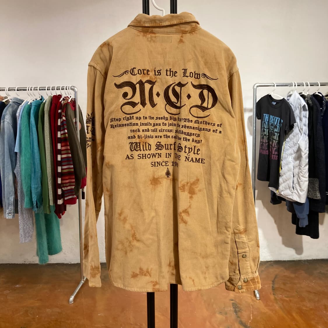 빈티지 레터링 브라운 셔츠 상품이미지8